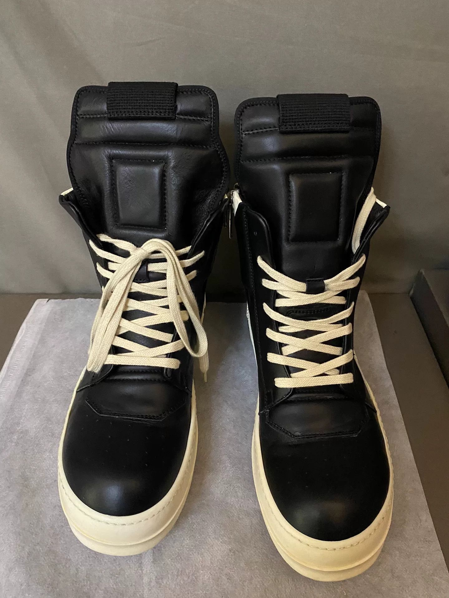 Rick Owens Rick Owens Leather Pink Hitop Sneakers 41 Men Size US 8.5 / EU 41-42 - 2 Thumbnail