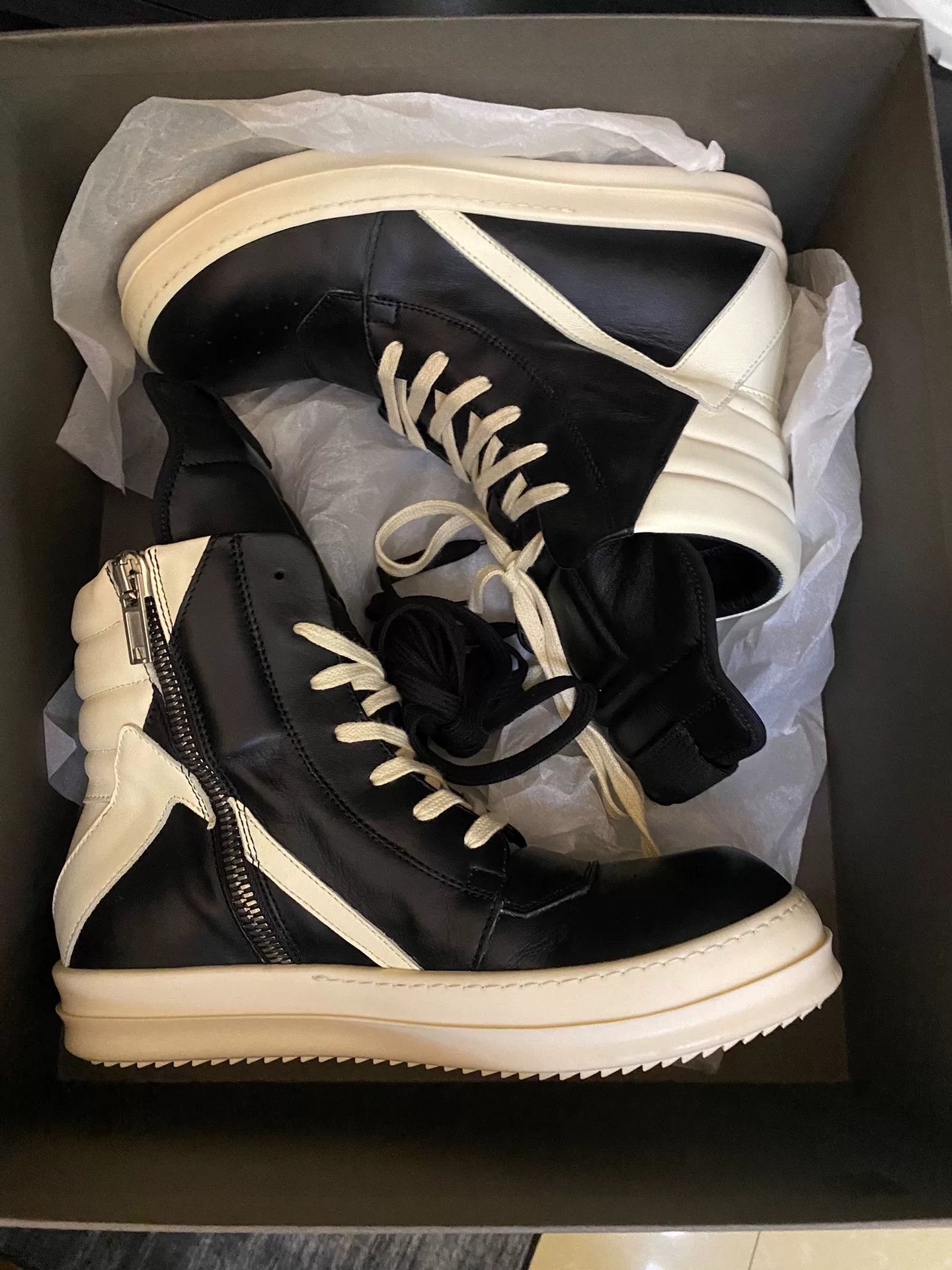 Rick Owens Rick Owens Leather Pink Hitop Sneakers 41 Men Size US 8.5 / EU 41-42 - 7 Thumbnail