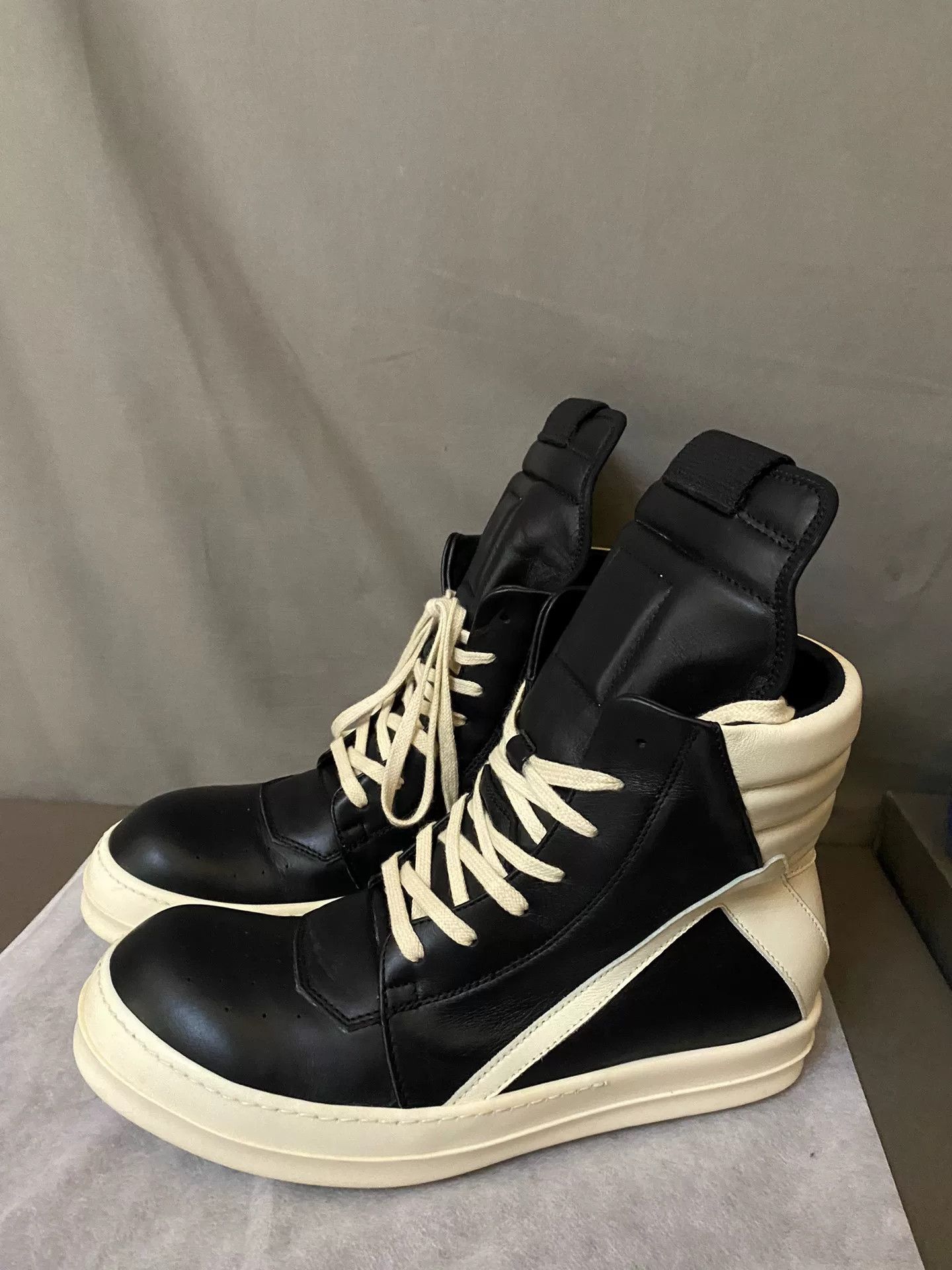 Rick Owens Rick Owens Leather Pink Hitop Sneakers 41 Men Size US 8.5 / EU 41-42 - 3 Thumbnail