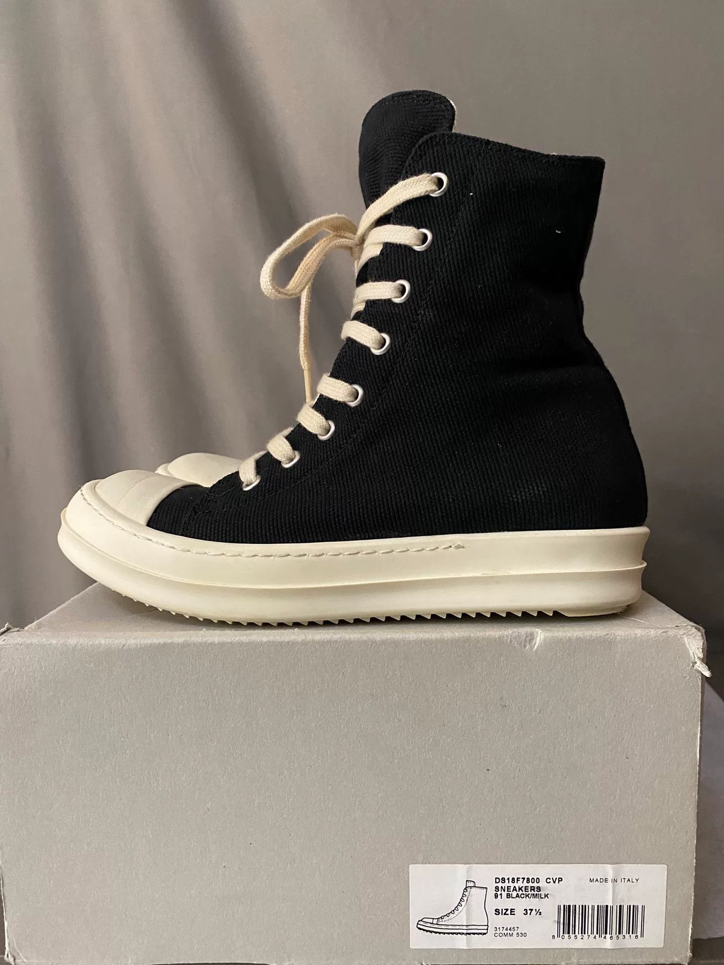 Rick Owens Rick Owens Hitop Sneakers 37 Women Size US 6.5 / IT 36.5 - 7 Thumbnail