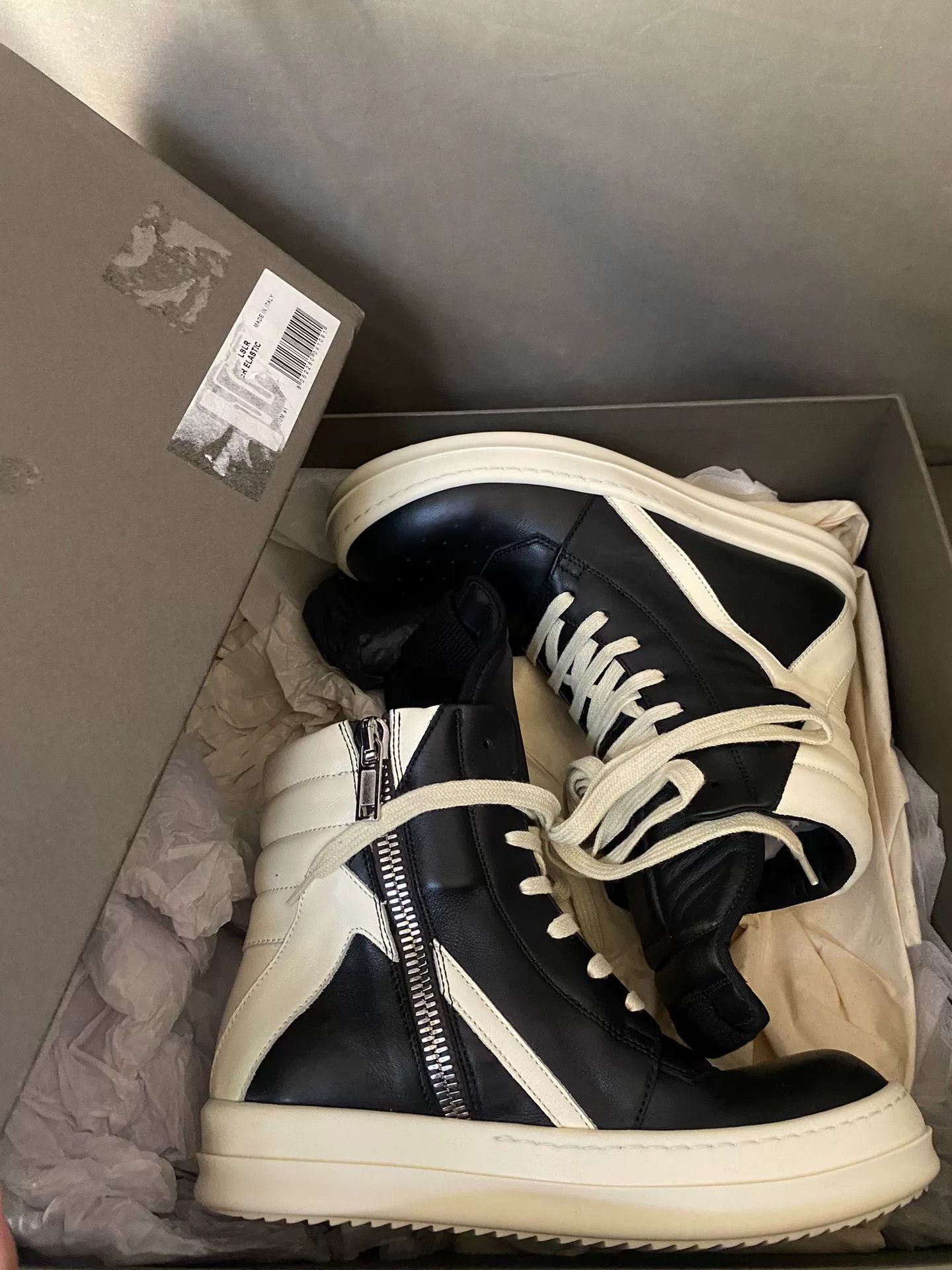 Rick Owens Rick Owens Leather Pink Hitop Sneakers 37 Women Size US 6.5 / IT 36.5 - 8 Thumbnail