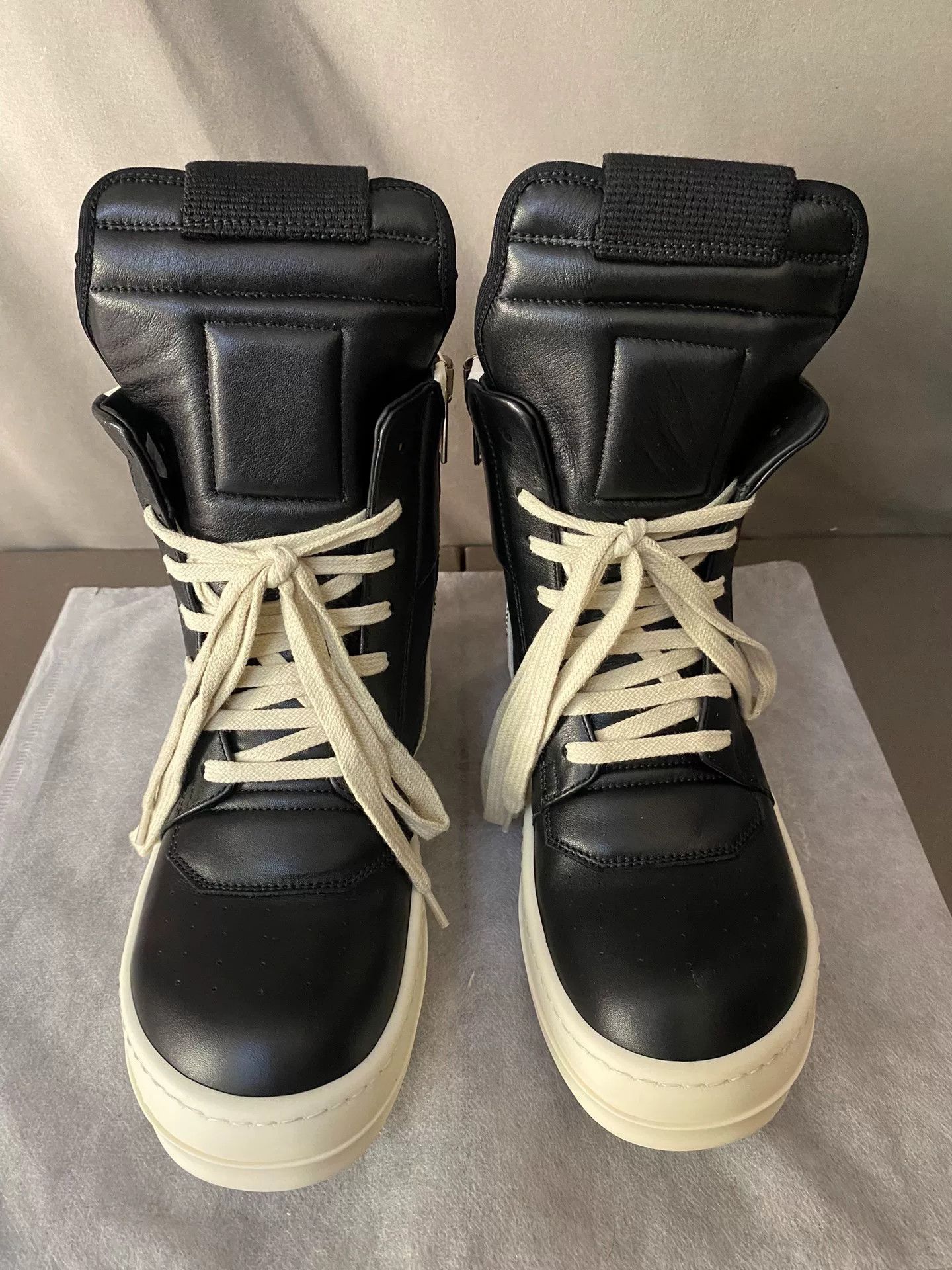 Rick Owens Rick Owens Leather Pink Hitop Sneakers 37 Women Size US 6.5 / IT 36.5 - 2 Thumbnail