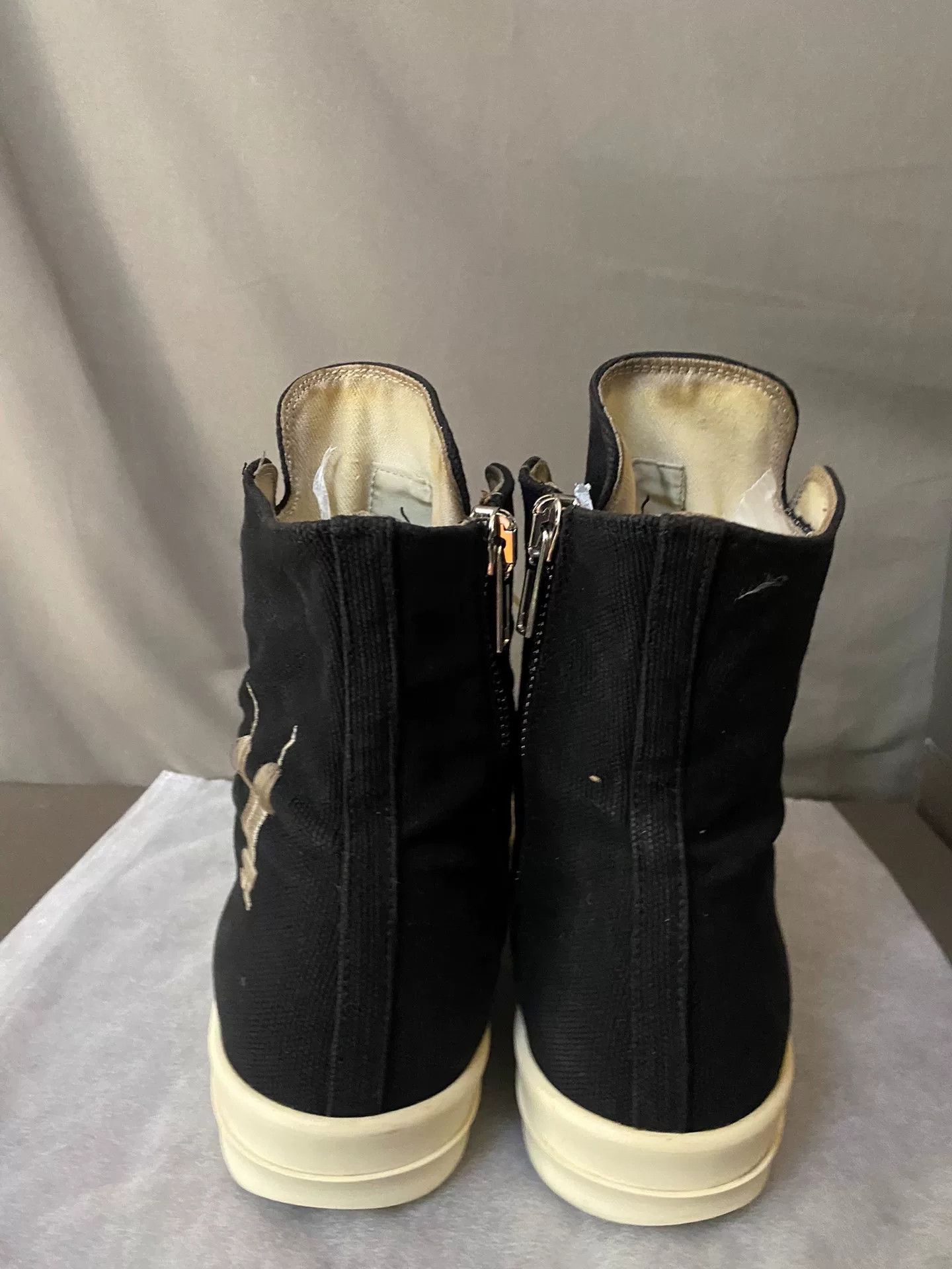 Rick Owens Rick Owens Embroidered Hitop Sneakers 42 Men Size US 9 / EU 42 - 4 Thumbnail