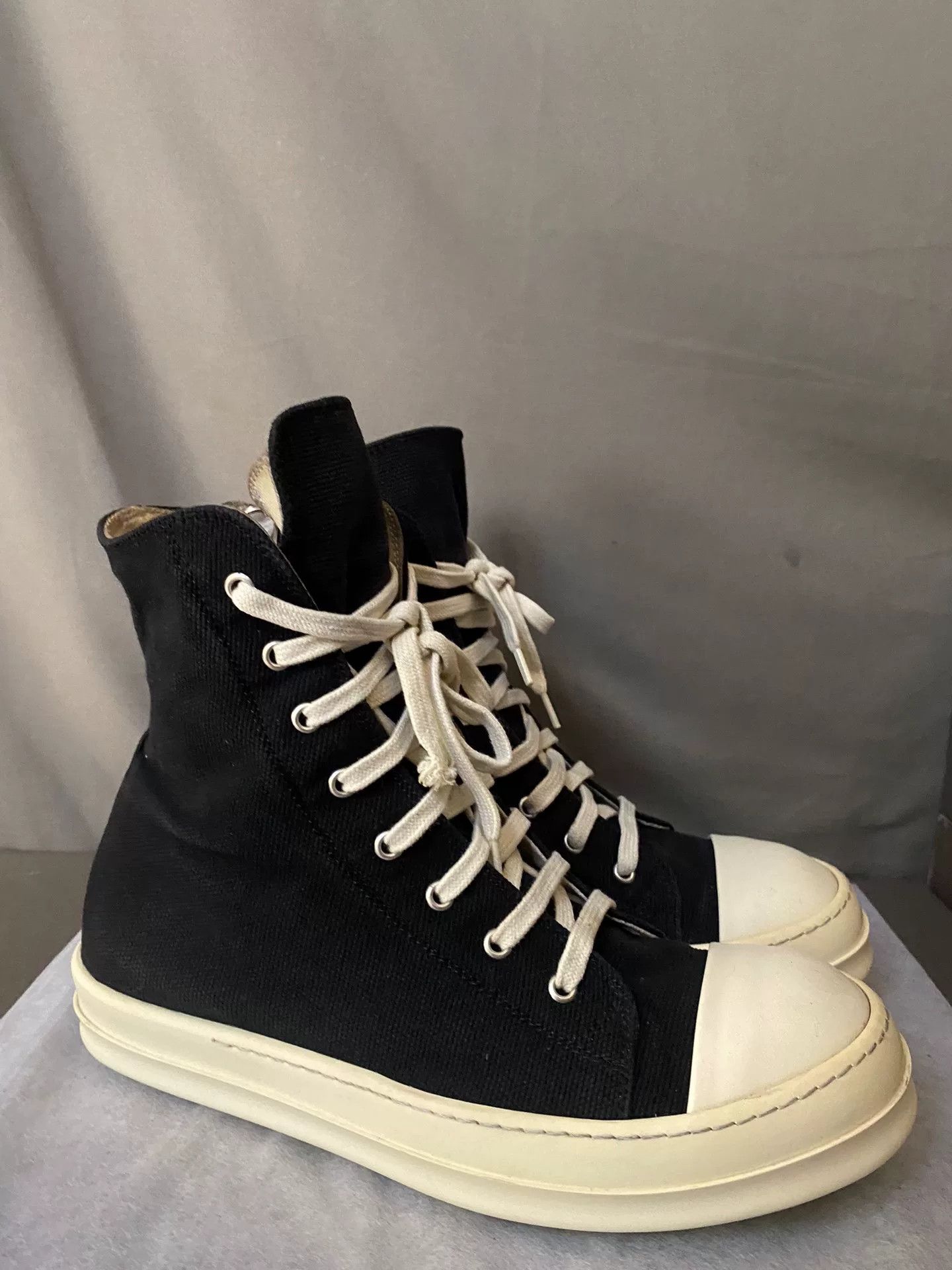 Rick Owens Rick Owens Embroidered Hitop Sneakers 42 Men Size US 9 / EU 42 - 3 Thumbnail