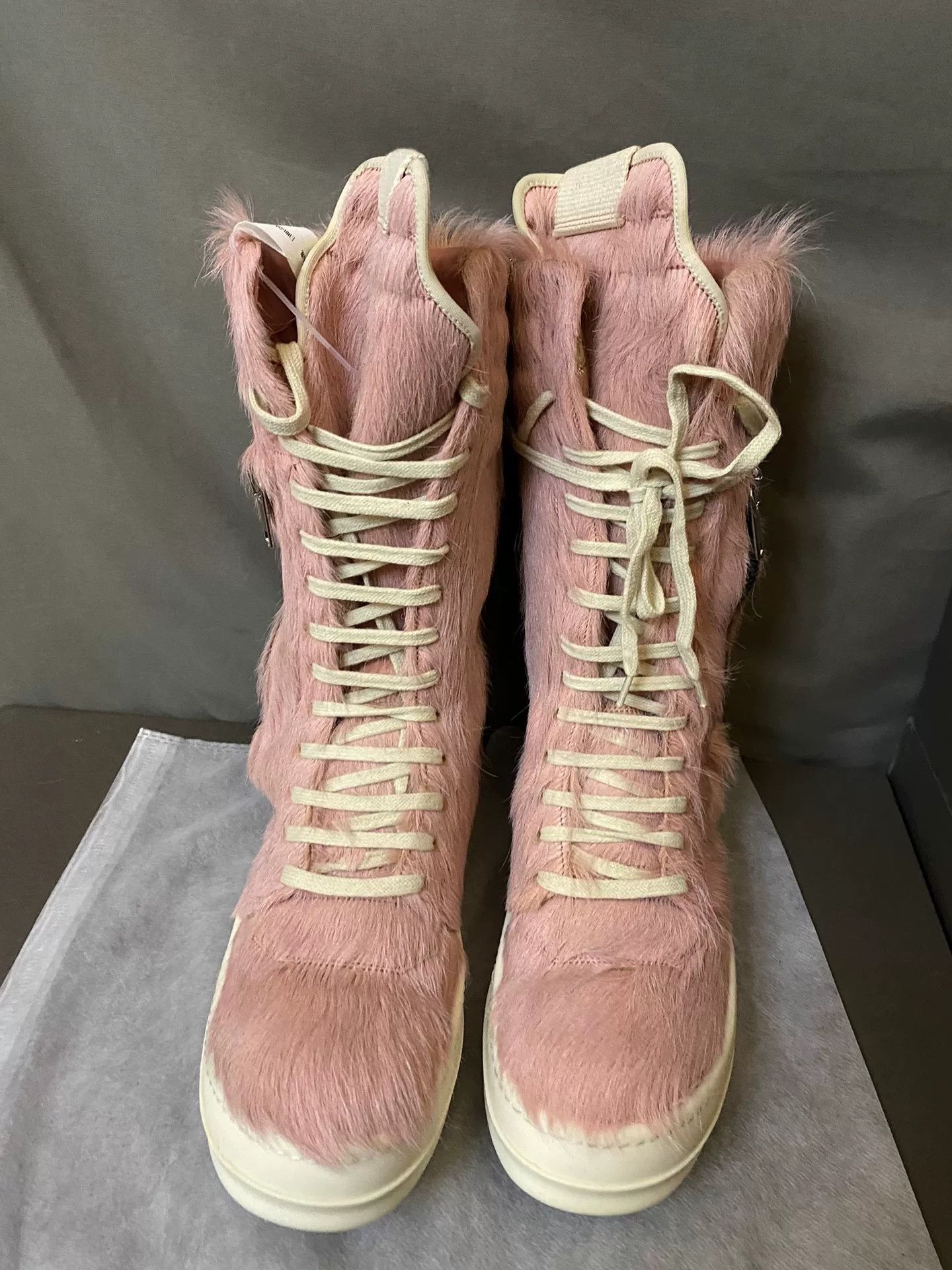 Rick Owens Rick Owens Cargo Pink Hitop Sneakers 39 Men Size US 6.5 / EU 39-40 - 2 Thumbnail