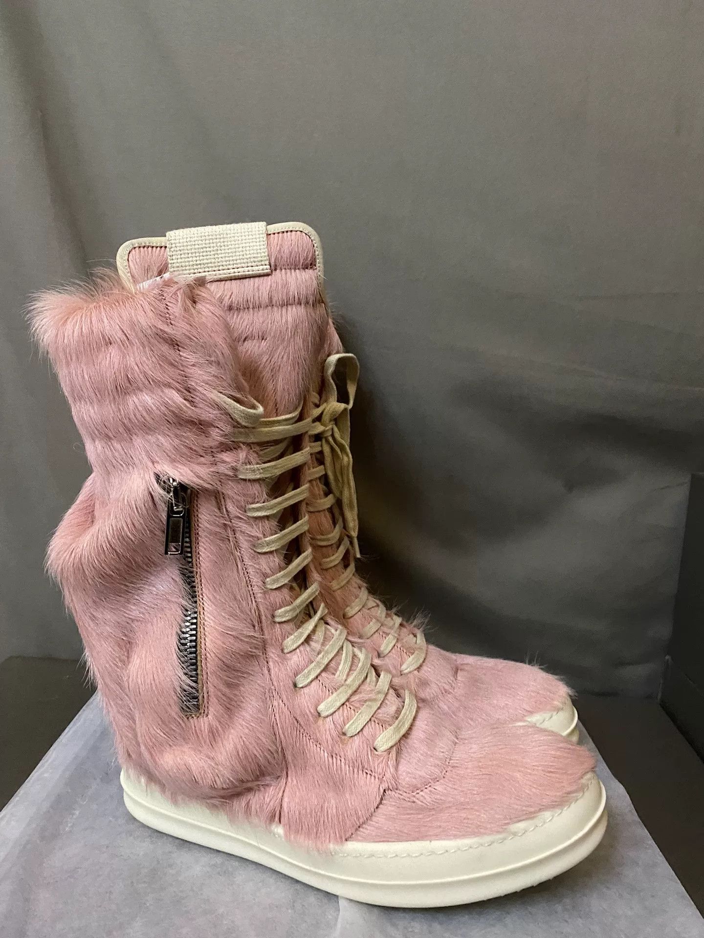 Rick Owens Rick Owens Cargo Pink Hitop Sneakers 39 Men Size US 6.5 / EU 39-40 - 3 Thumbnail