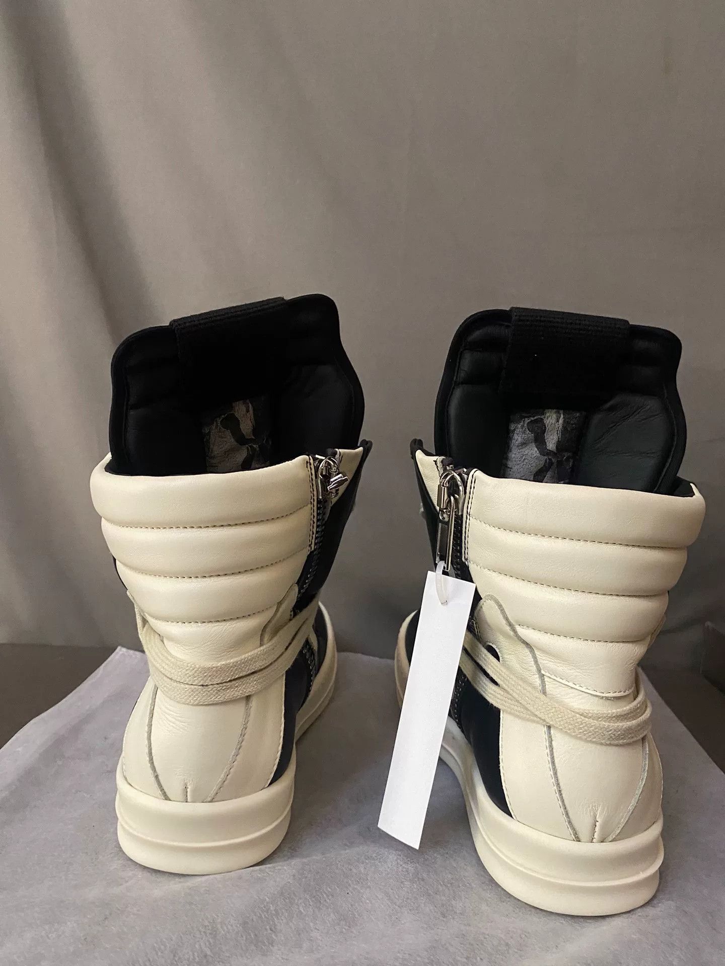 Rick Owens Rick Owens Leather Pink Hitop Sneakers 37 Women Size US 6.5 / IT 36.5 - 4 Thumbnail