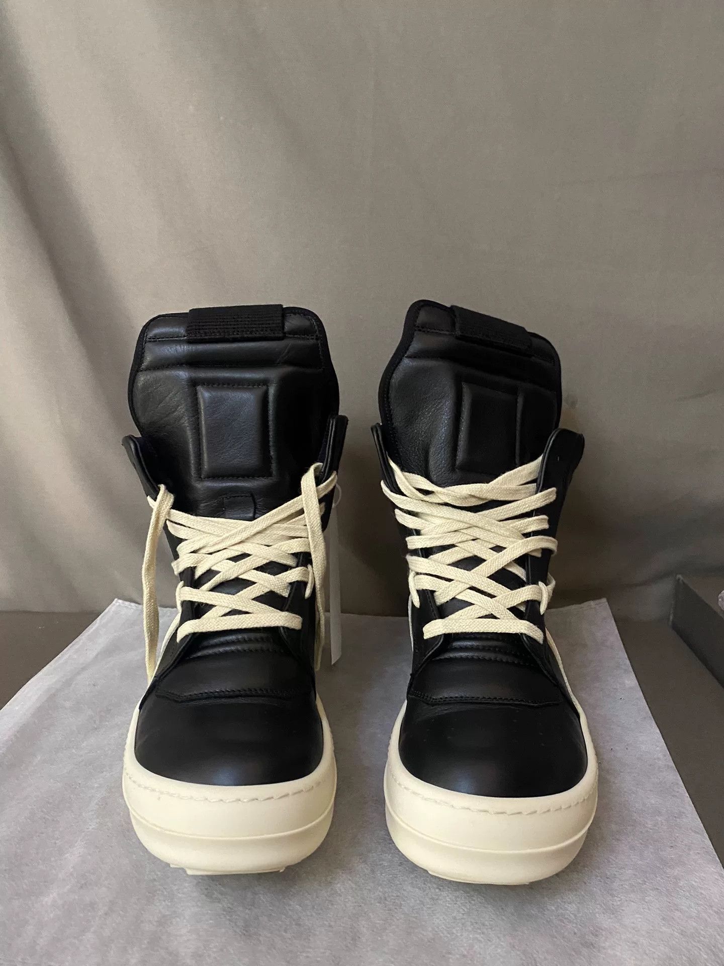 Rick Owens Rick Owens Leather Pink Hitop Sneakers 37 Women Size US 6.5 / IT 36.5 - 3 Thumbnail