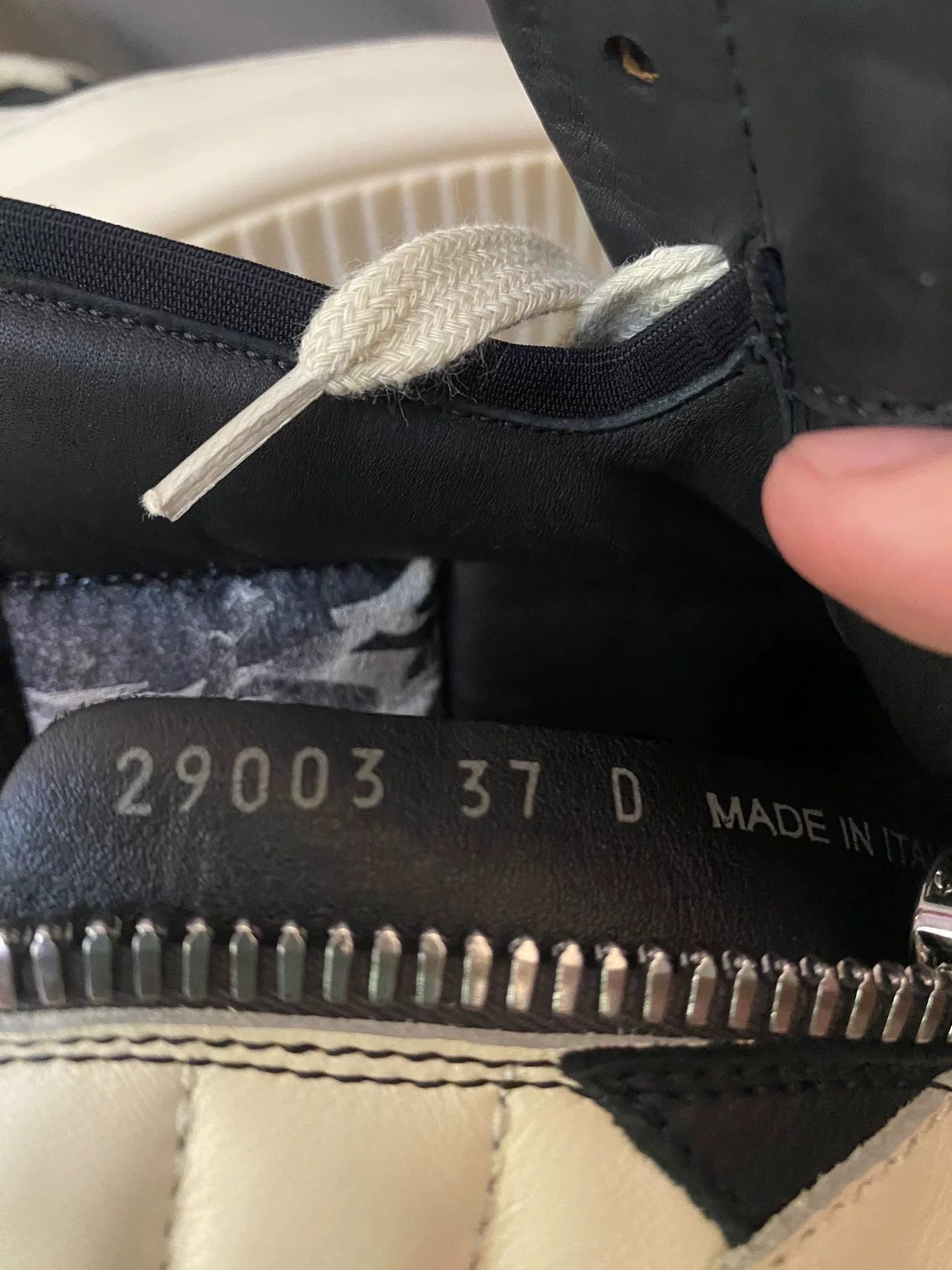 Rick Owens Rick Owens Leather Pink Hitop Sneakers 37 Women Size US 6.5 / IT 36.5 - 6 Thumbnail
