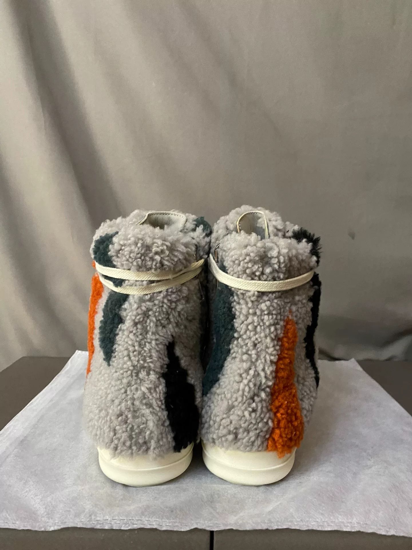 Rick Owens Rick Owens Fleece Hitop Sneakers 36 Women Size US 6 / IT 36 - 4 Thumbnail