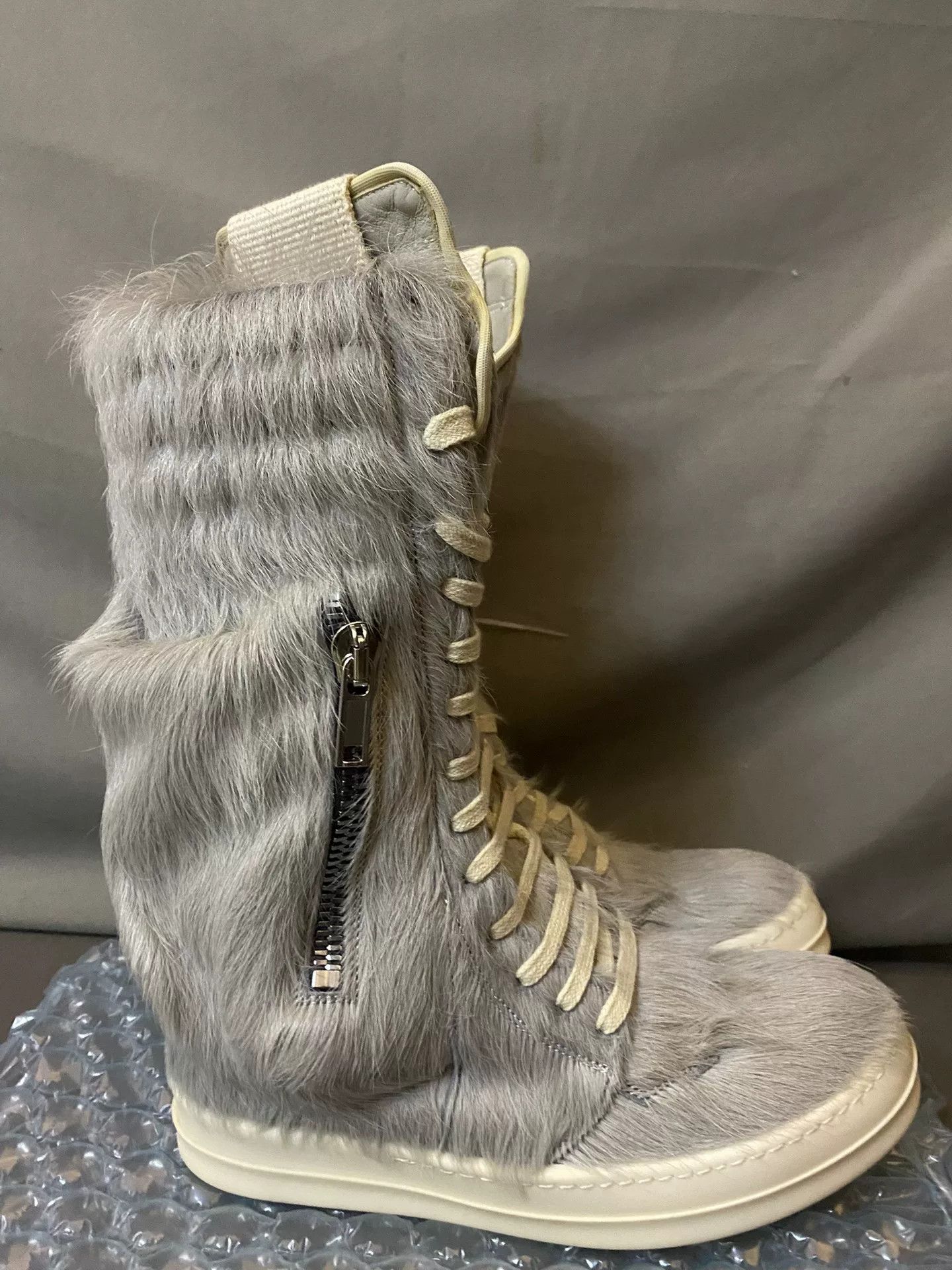 Rick Owens Rick Owens Cargo Gray Boots 36 Women Size US 6 / IT 36 - 3 Thumbnail