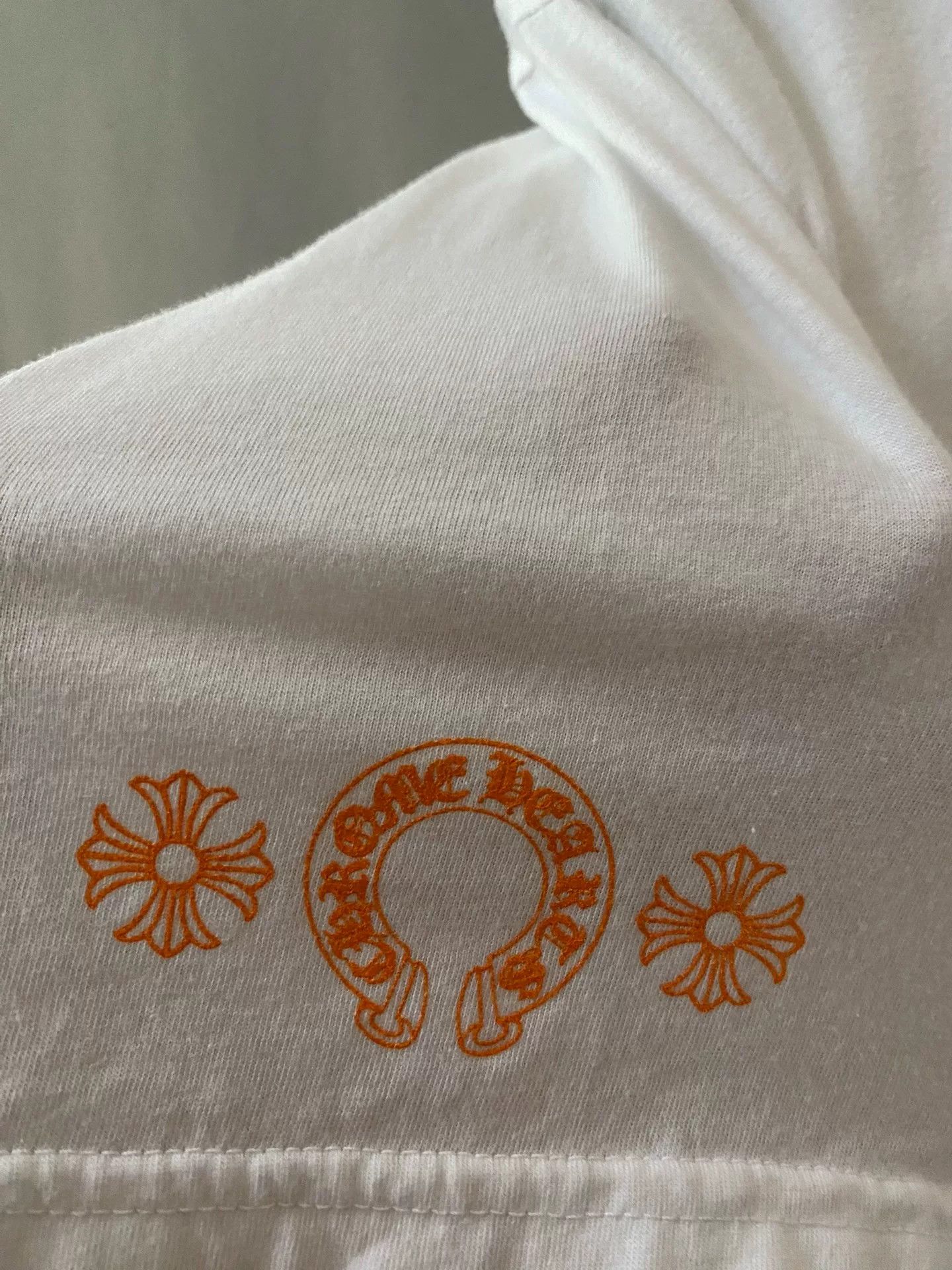 Chrome Hearts Chrome Hearts Orange T-Shirt M Men Size US M / EU 48-50 / 2 - 3 Thumbnail