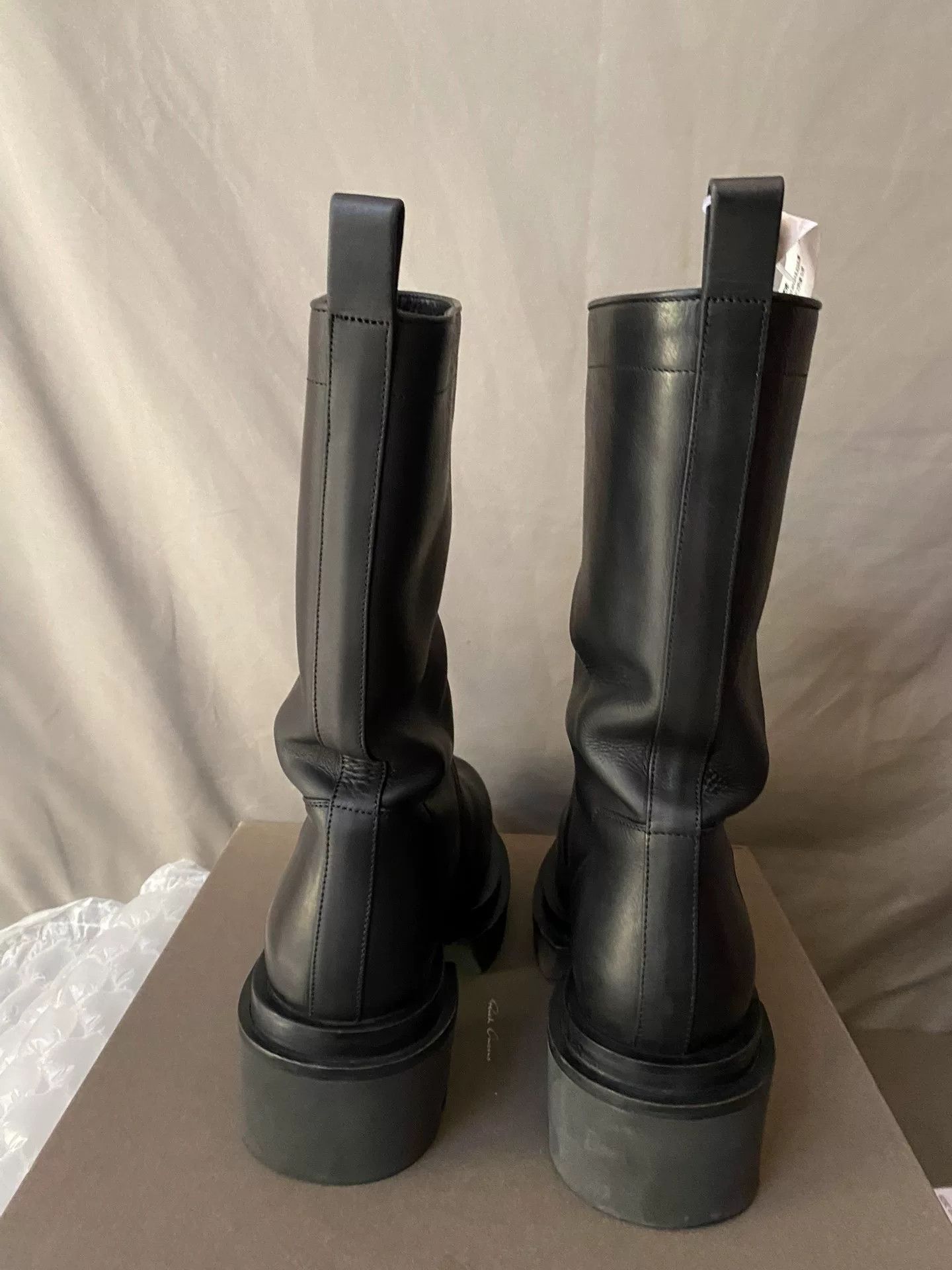 Rick Owens Rick Owens Retro Black Boots 40 Men Size US 7.5 / EU 40-41 - 4 Thumbnail