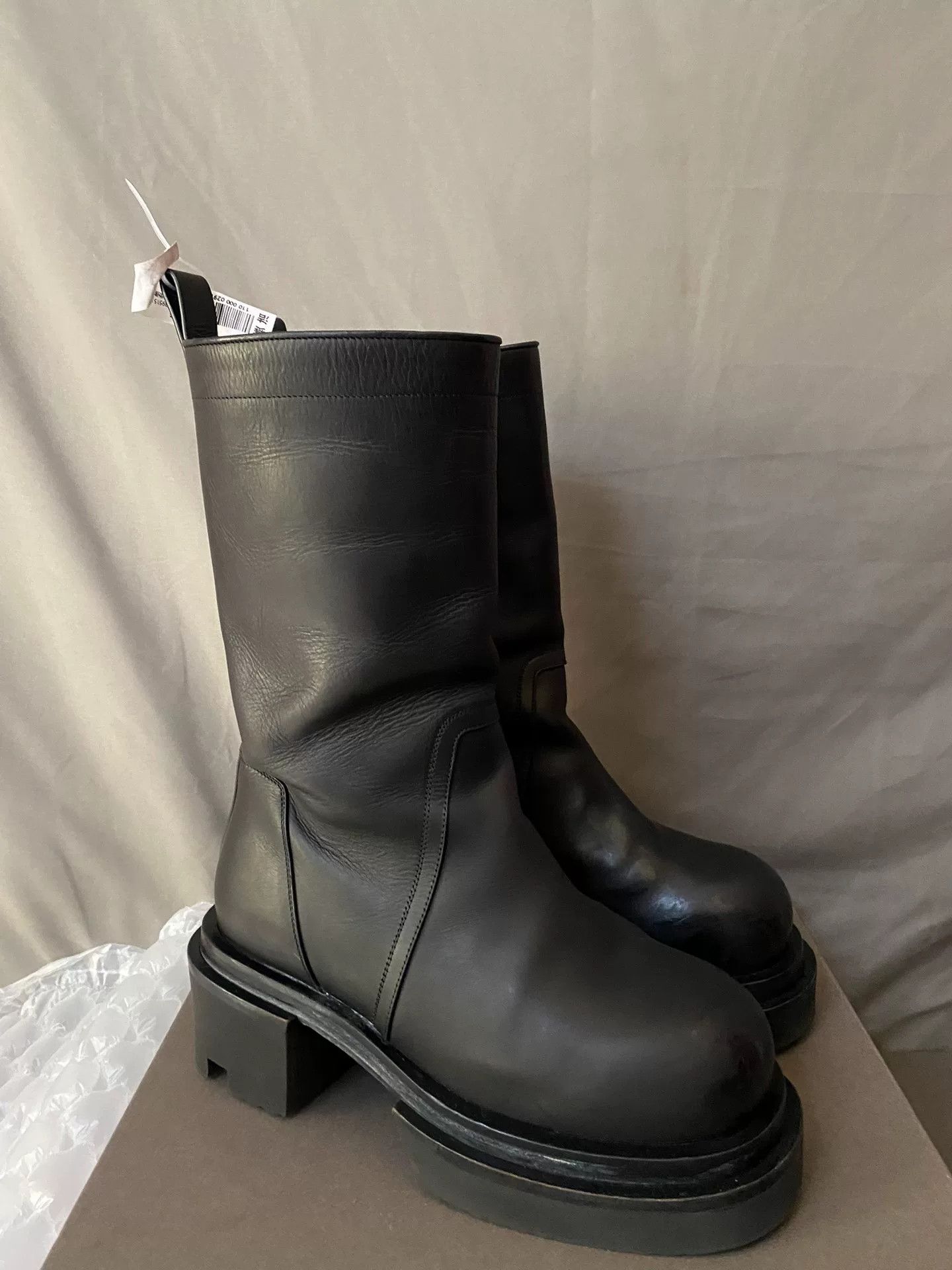 Rick Owens Rick Owens Retro Black Boots 40 Men Size US 7.5 / EU 40-41 - 3 Thumbnail