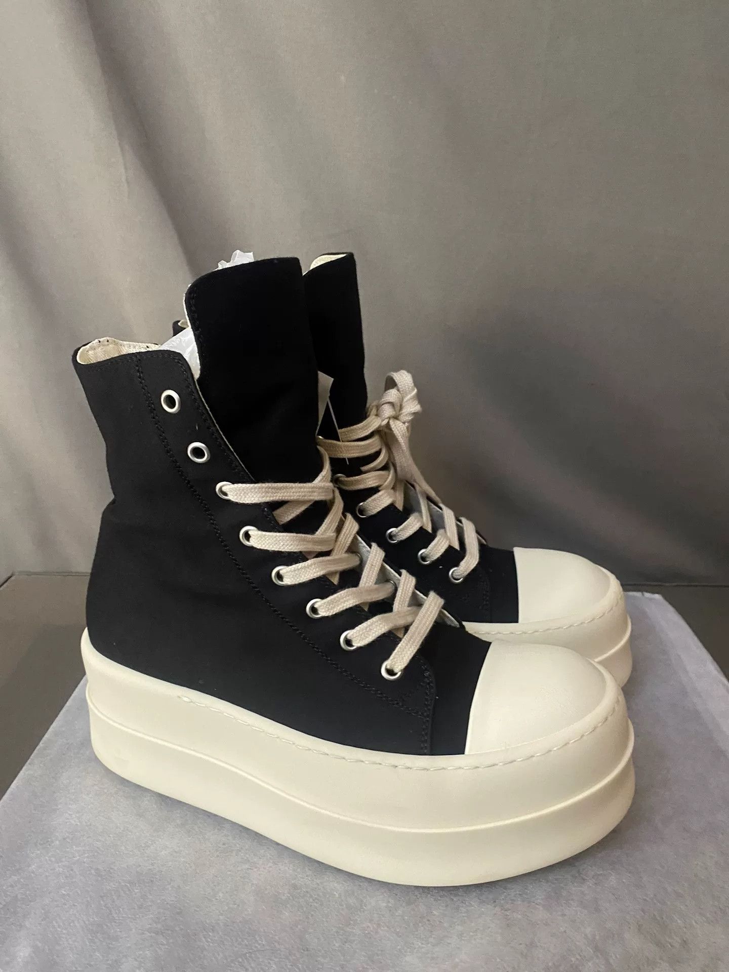 Rick Owens Rick Owens Hitop Sneakers 38 Women Size US 7.5 / IT 37.5 - 3 Thumbnail