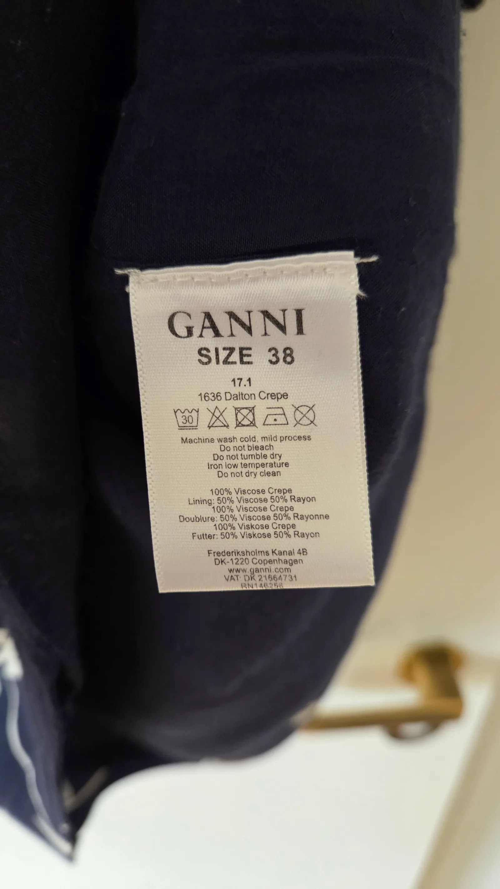 Ganni Ganni 1636 Dalton Crepe Dress Size S / US 4 / IT 40 - 3 Thumbnail