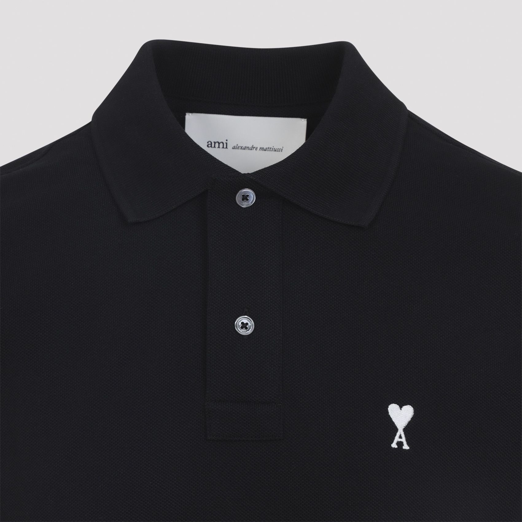 AMI Ami Contrasted Ami De Coeur Polo Size US XL / EU 56 / 4 - 3 Thumbnail