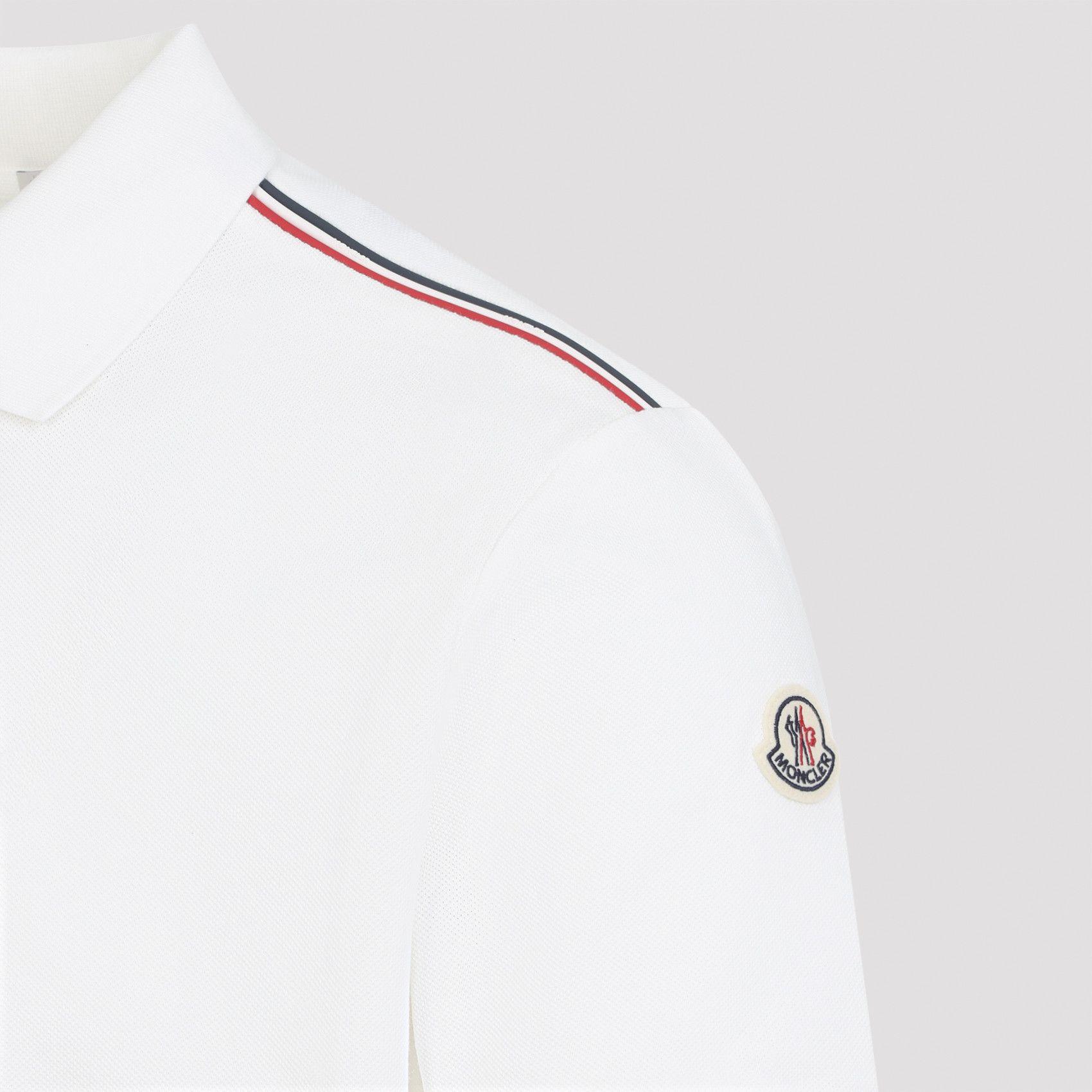 Moncler Moncler Short Sleeves Polo Size US L / EU 52-54 / 3 - 3 Thumbnail