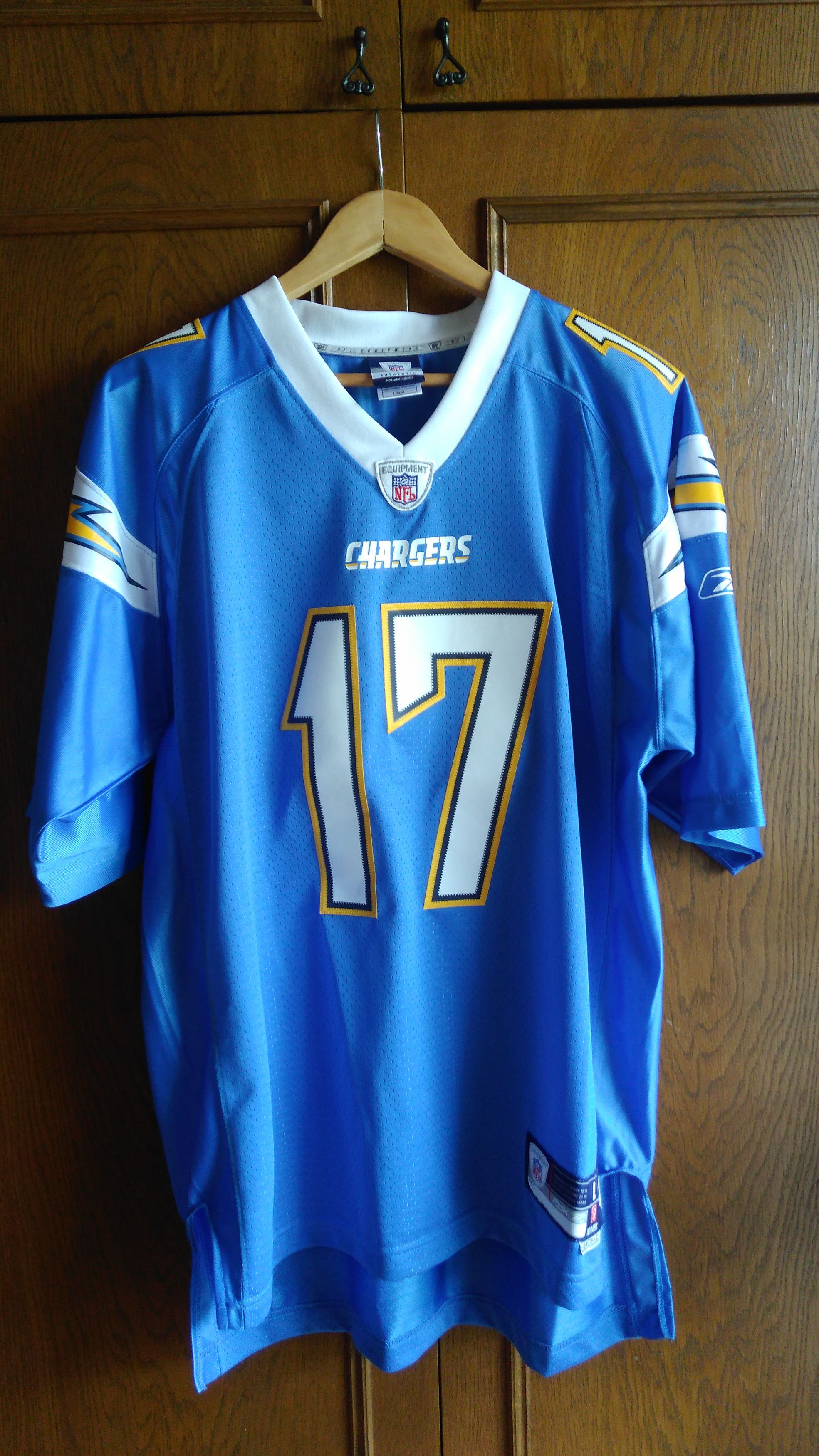 Nike NFL Phillip Rivers Chargers #17 XXXL Triple Stitched Jersey