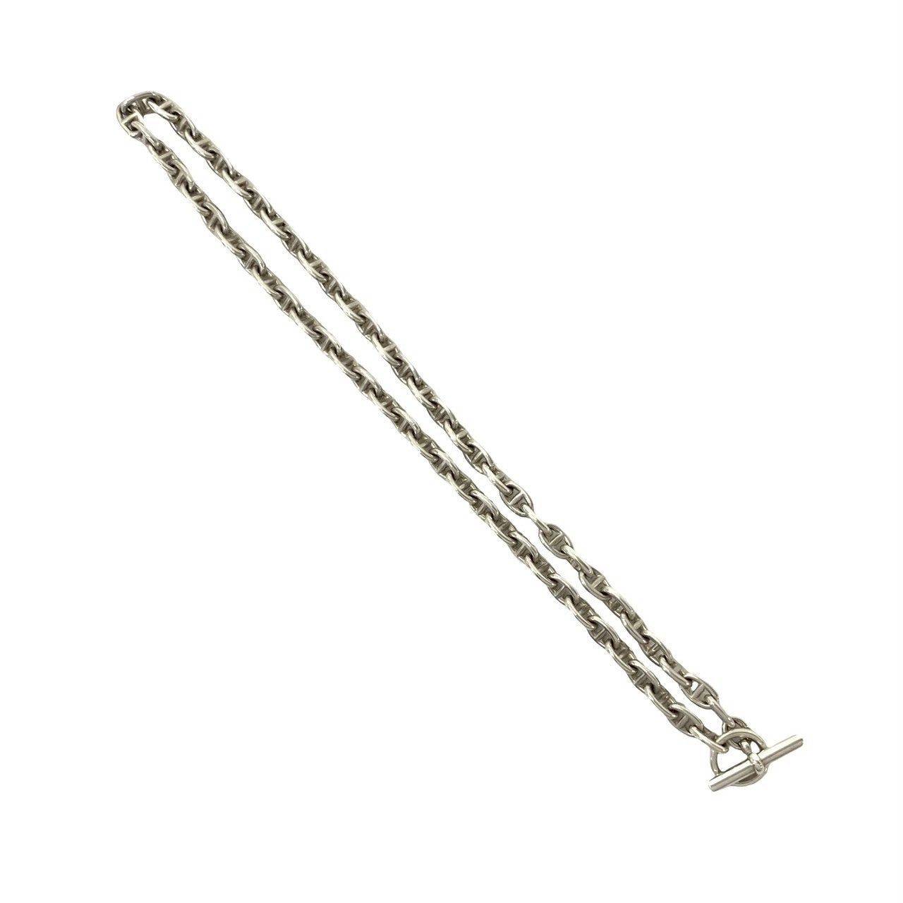 Hermes Hermes Hermes Chaine d’AncreTPM Silver Necklace Precious Metal Necklace DUTY FREE for USA Size ONE SIZE - 5 Thumbnail