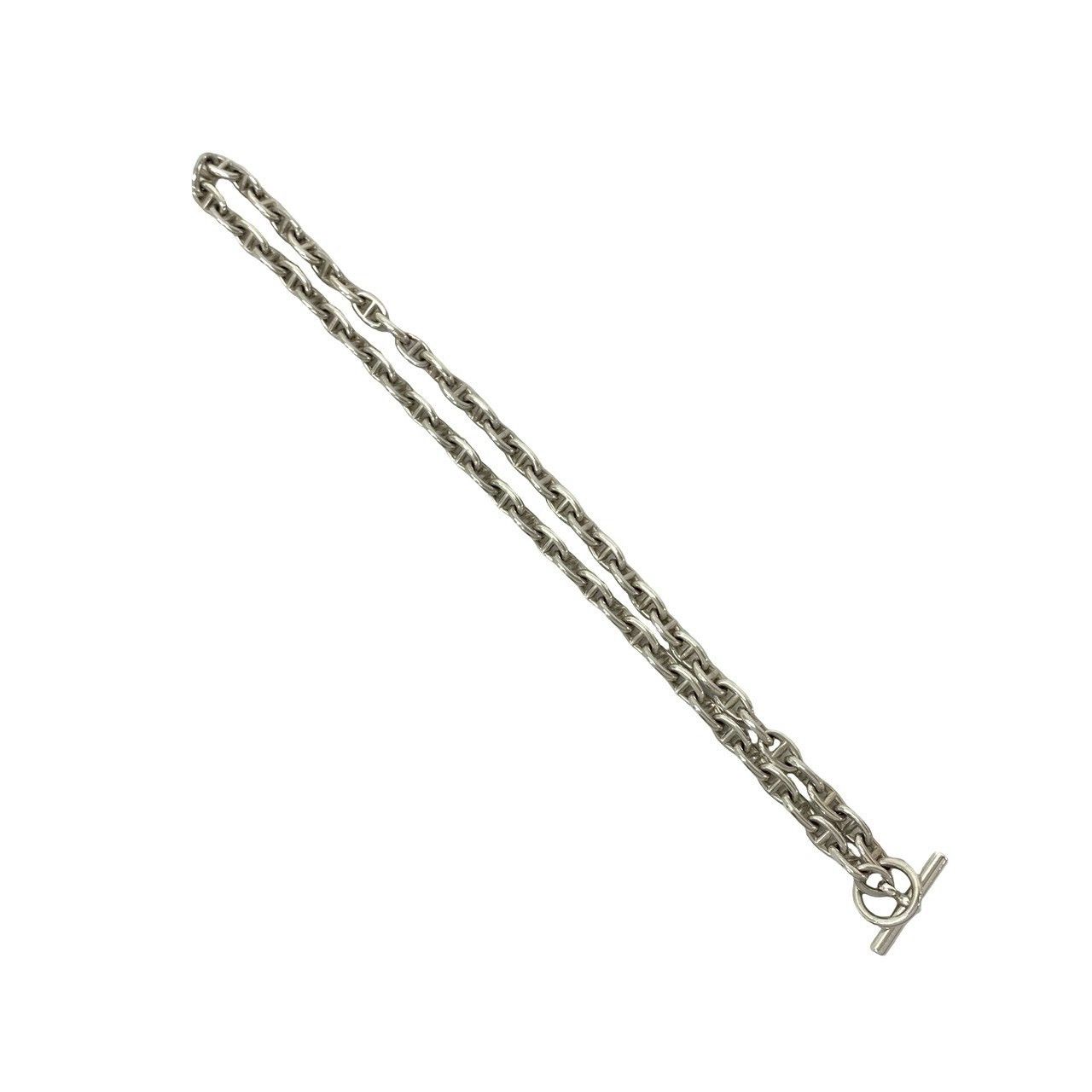 Hermes Hermes Hermes Chaine d’AncreTPM Silver Necklace Precious Metal Necklace DUTY FREE for USA Size ONE SIZE - 6 Thumbnail