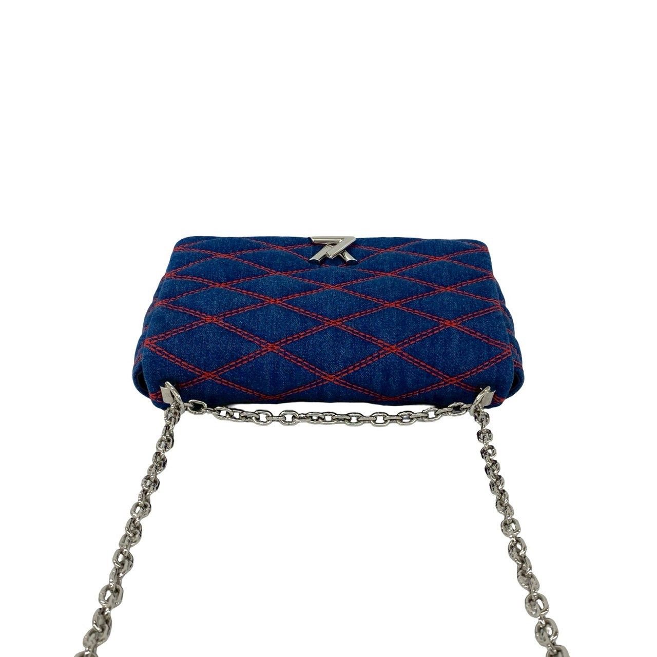Louis Vuitton Louis Vuitton Louis Vuitton Malletage Denim Shoulder Bag Textile Shoulder Bag DUTY FREE for USA Size ONE SIZE - 5 Thumbnail