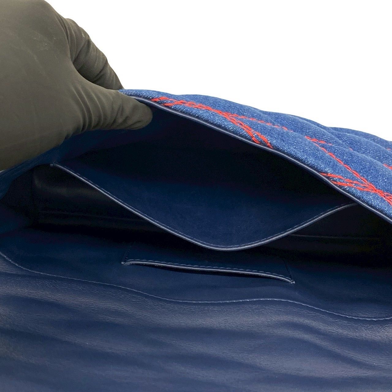 Louis Vuitton Louis Vuitton Louis Vuitton Malletage Denim Shoulder Bag Textile Shoulder Bag DUTY FREE for USA Size ONE SIZE - 11 Thumbnail