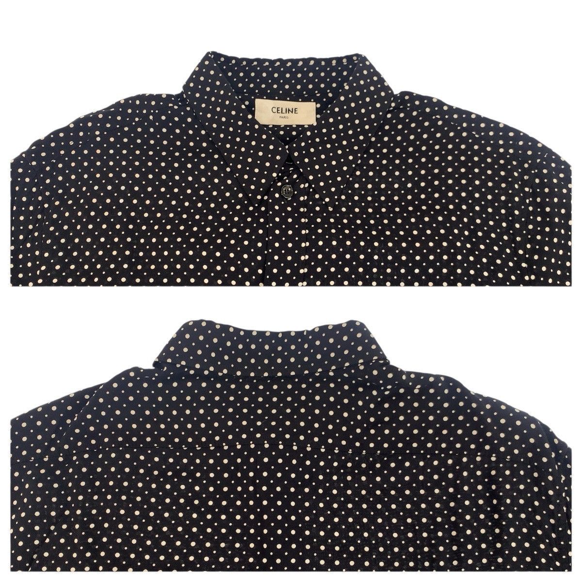 Celine Celine CELINE Rayon Long Sleeve Shirt Textile Tops DUTY FREE for USA Size ONE SIZE - 4 Thumbnail
