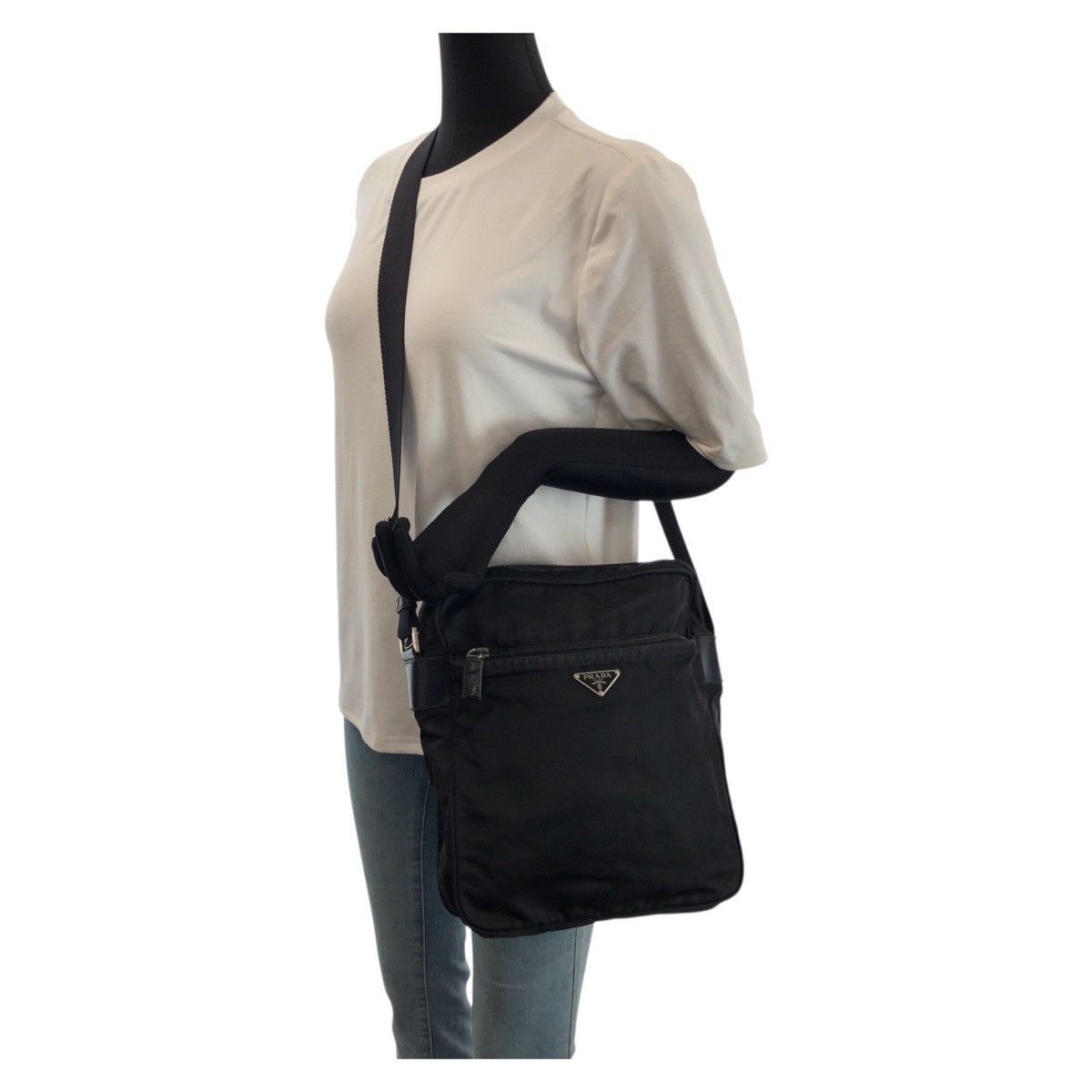 Prada Prada Prada Tessuto Nylon Shoulder Bag Textile Shoulder Bag DUTY FREE for USA Size ONE SIZE - 7 Thumbnail