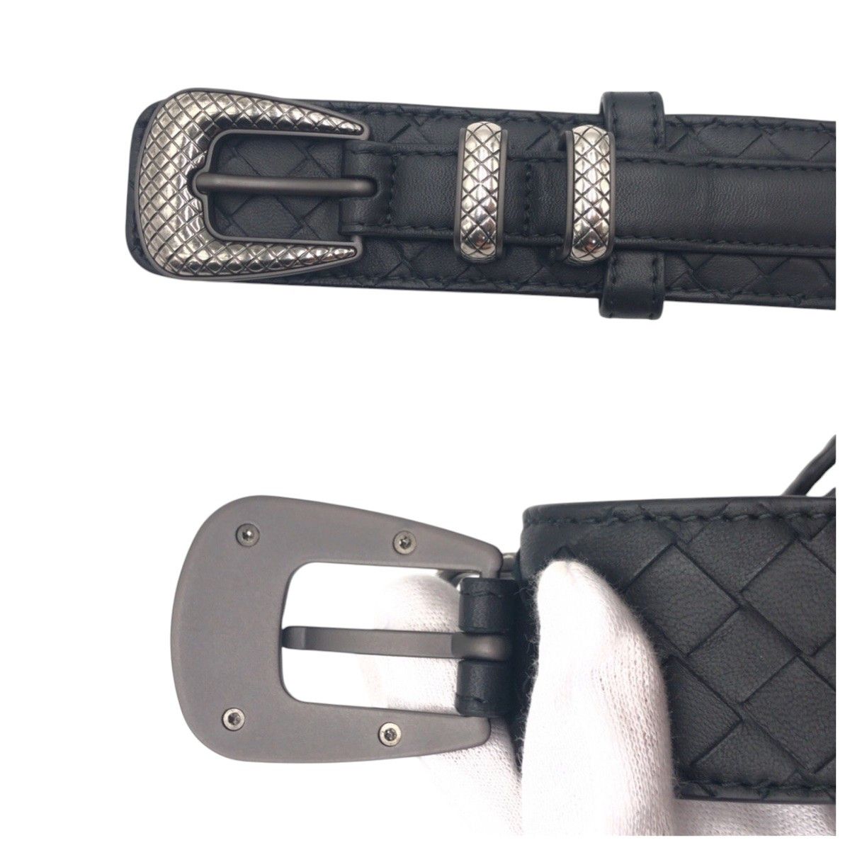 Bottega Veneta Bottega Veneta Bottega Veneta Intrecciato Leather Belt Leather Belt DUTY FREE for USA Size ONE SIZE - 4 Thumbnail
