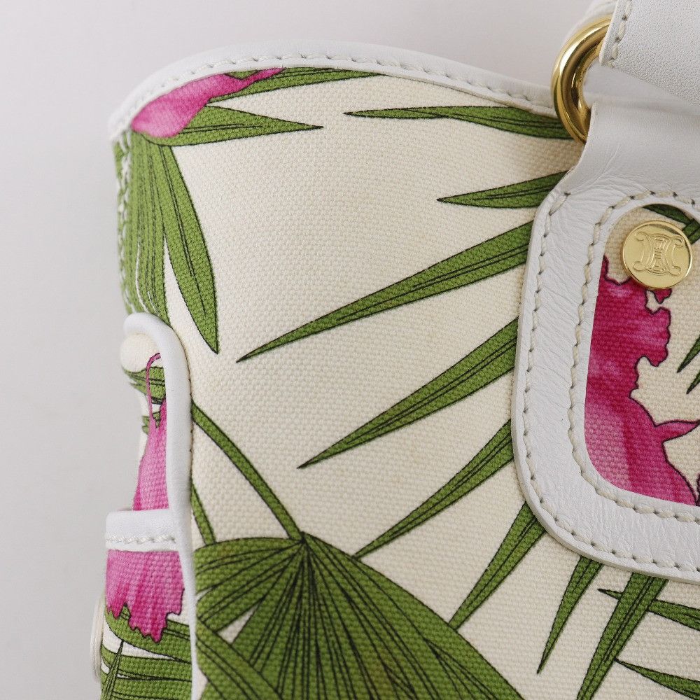 Celine Celine CELINE Boogie Canvas Handbag Textile Handbag DUTY FREE for USA Size ONE SIZE - 11 Thumbnail