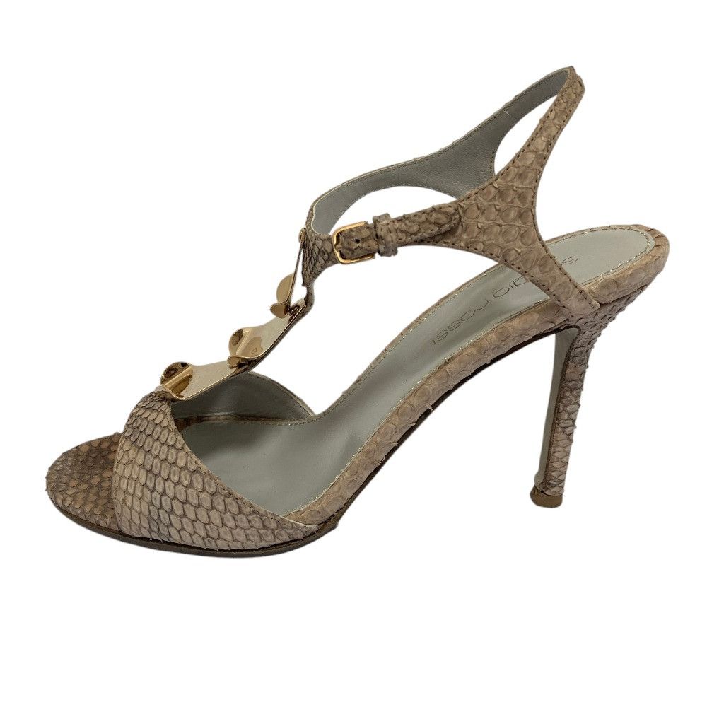 Other Other Sergio Rossi Python Sandals Leather Shoes DUTY FREE for USA Size ONE SIZE - 3 Thumbnail