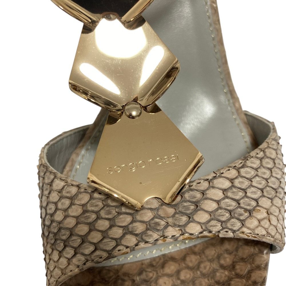Other Other Sergio Rossi Python Sandals Leather Shoes DUTY FREE for USA Size ONE SIZE - 17 Thumbnail