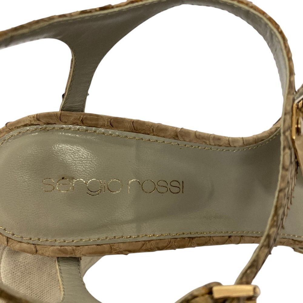 Other Other Sergio Rossi Python Sandals Leather Shoes DUTY FREE for USA Size ONE SIZE - 8 Thumbnail