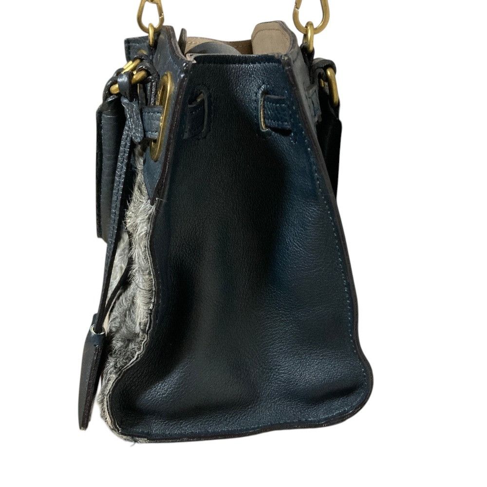 Other Other ADMJ Front Fur Conclusion 2way Tote Bag Leather Tote Bag DUTY FREE for USA Size ONE SIZE - 5 Thumbnail