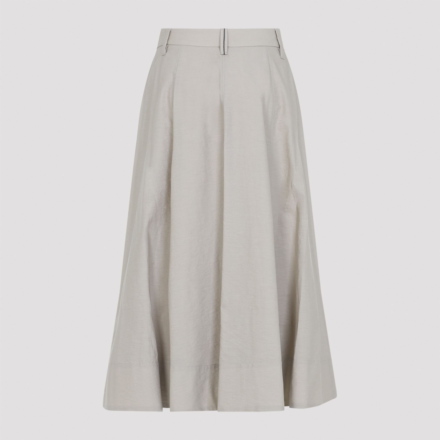 Brunello Cucinelli Brunello Cucinelli Cotton Midi Skirt Size 28" / US 6 / IT 42 - 2 Thumbnail