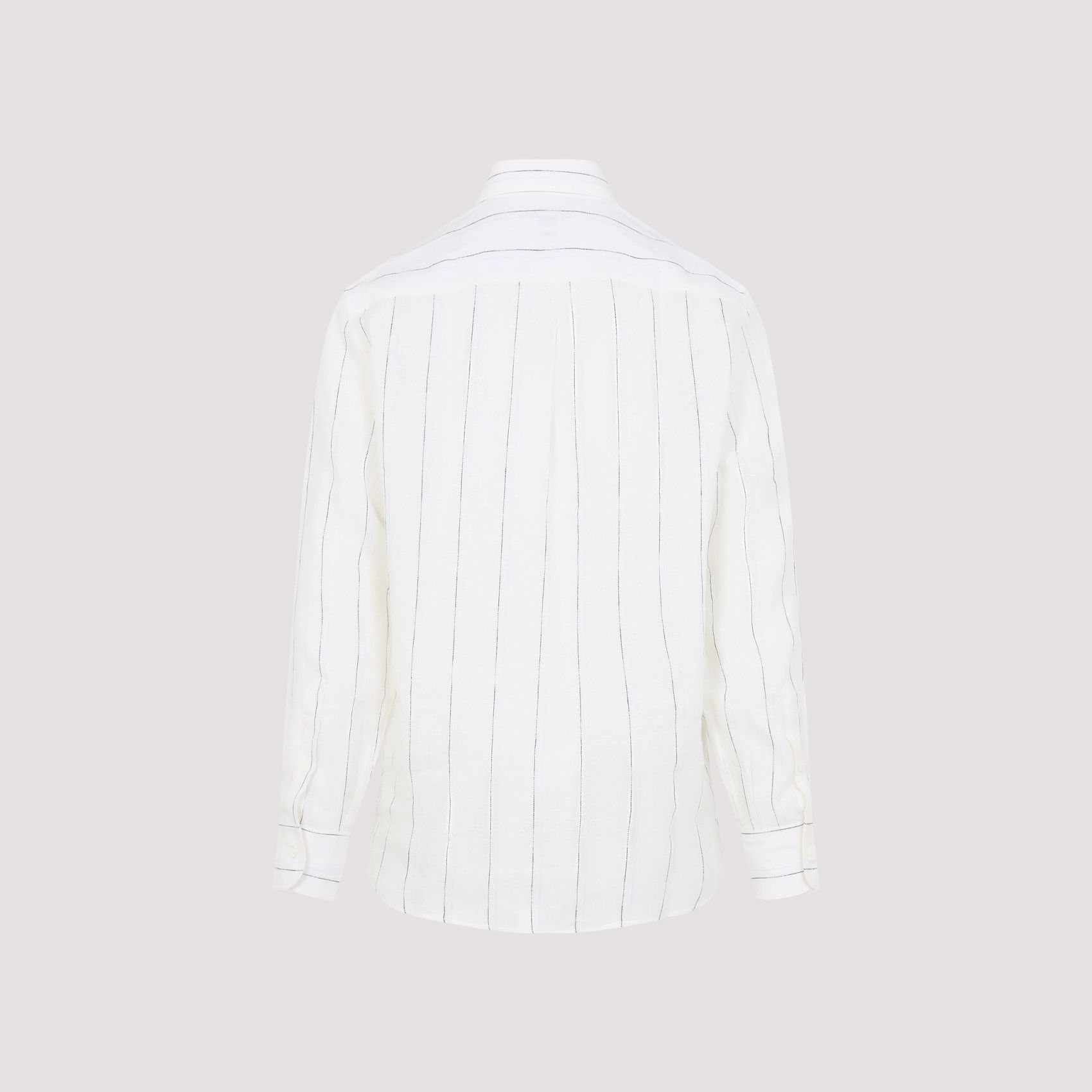 Brunello Cucinelli Brunello Cucinelli Striped Shirt Size US L / EU 52-54 / 3 - 2 Thumbnail