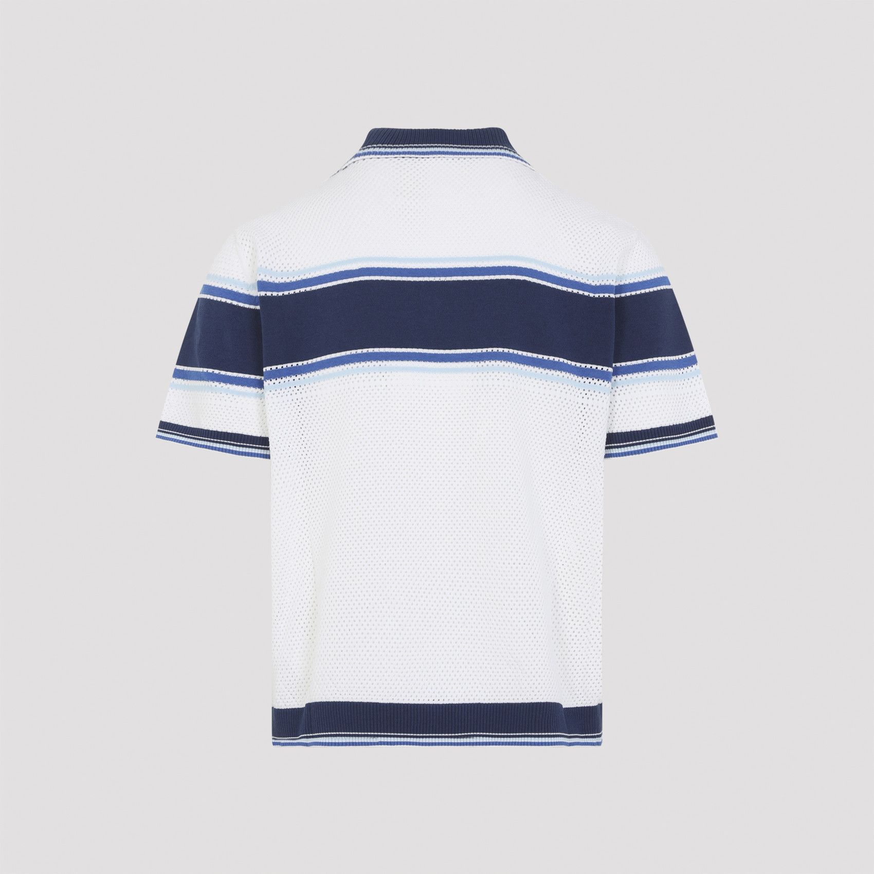 Casablanca Casablanca Mesh Stripe Polo Size US M / EU 48-50 / 2 - 2 Thumbnail