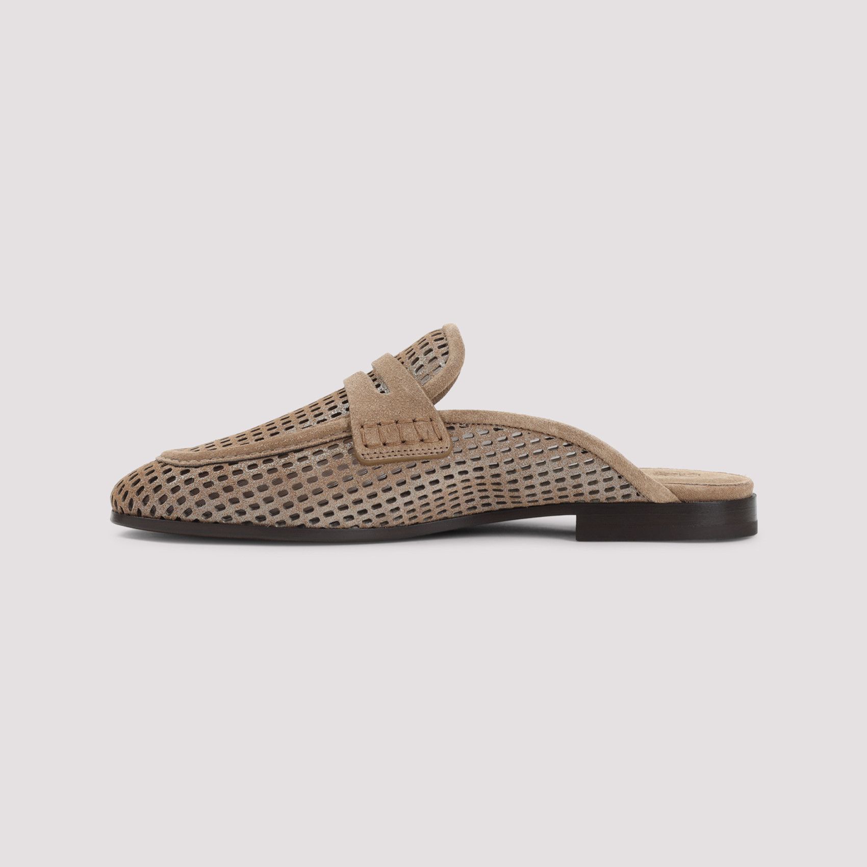 Brunello Cucinelli Brunello Cucinelli Suede Leather Mules Size US 7 / IT 37 - 2 Thumbnail