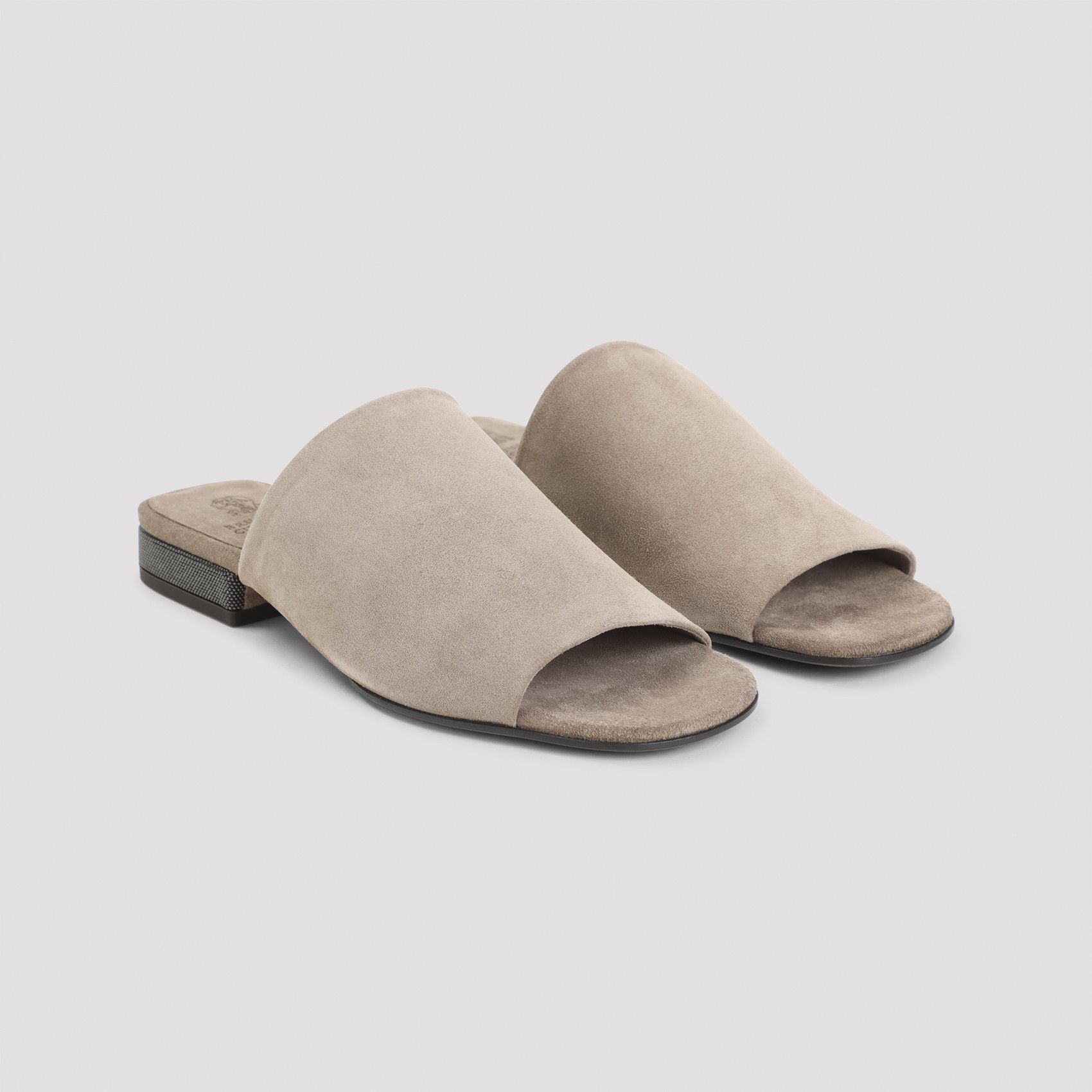 Brunello Cucinelli Brunello Cucinelli Suede Flat Sandals Size US 8.5 / IT 38.5 - 3 Thumbnail