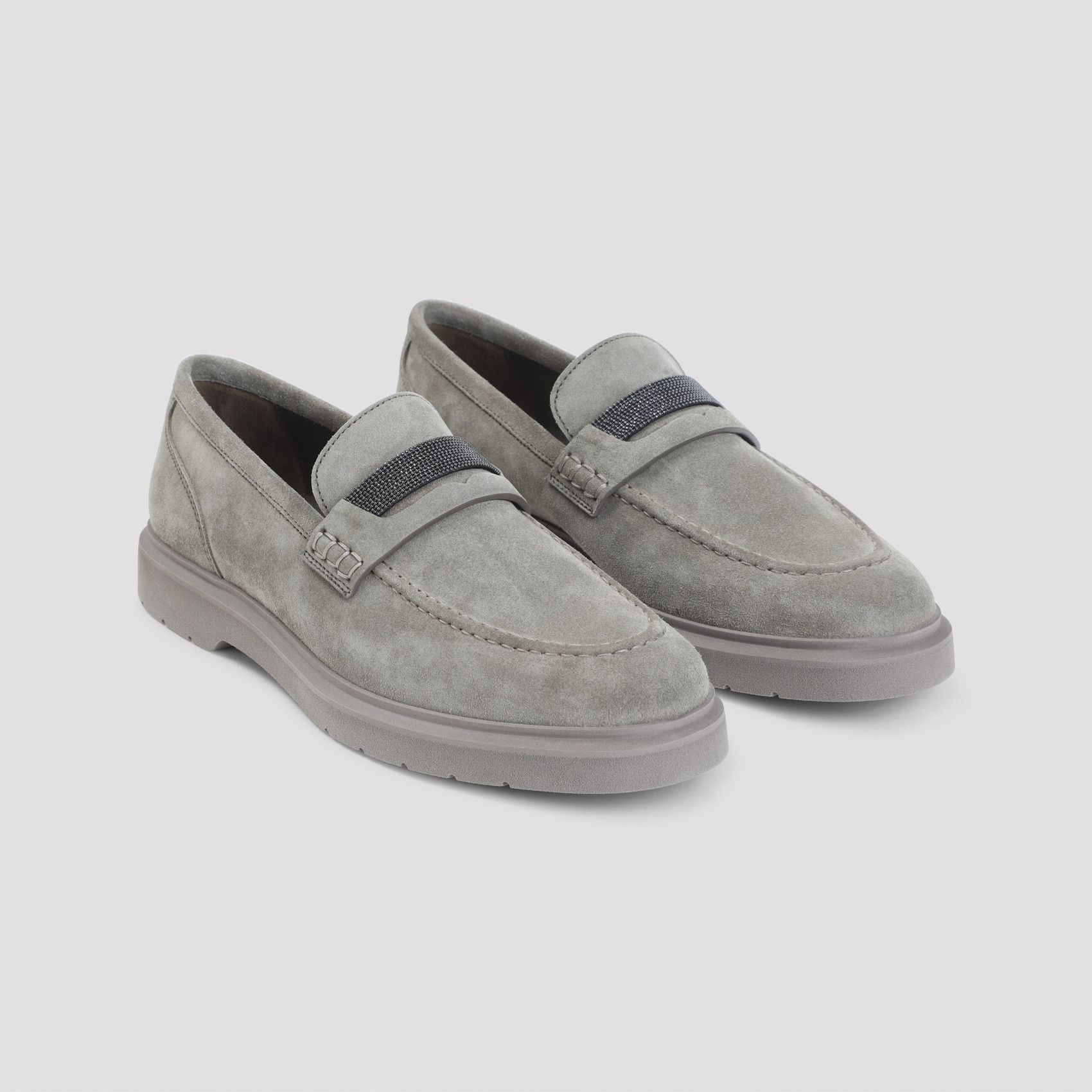 Brunello Cucinelli Brunello Cucinelli Leather Loafers Size US 8 / IT 38 - 3 Thumbnail