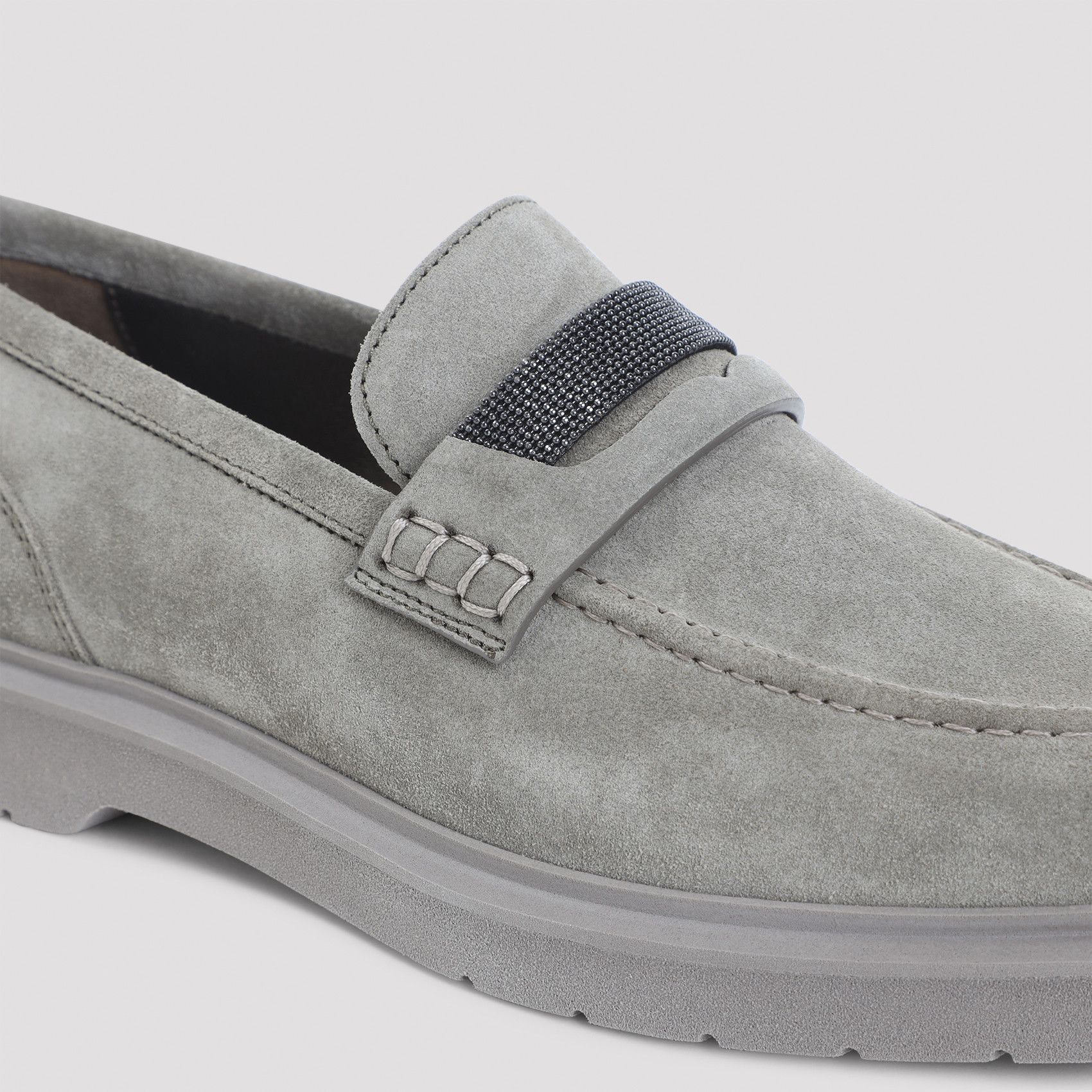 Brunello Cucinelli Brunello Cucinelli Leather Loafers Size US 8 / IT 38 - 4 Thumbnail