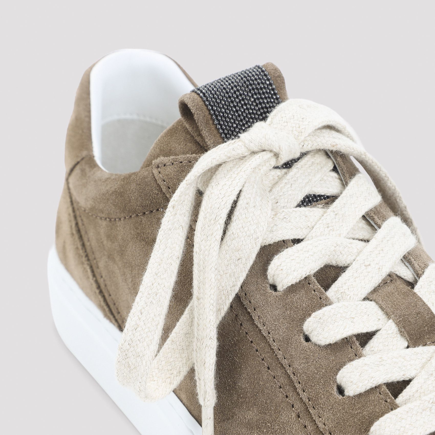 Brunello Cucinelli Brunello Cucinelli Suede Leather Sneakers Size US 9.5 / IT 39.5 - 4 Thumbnail