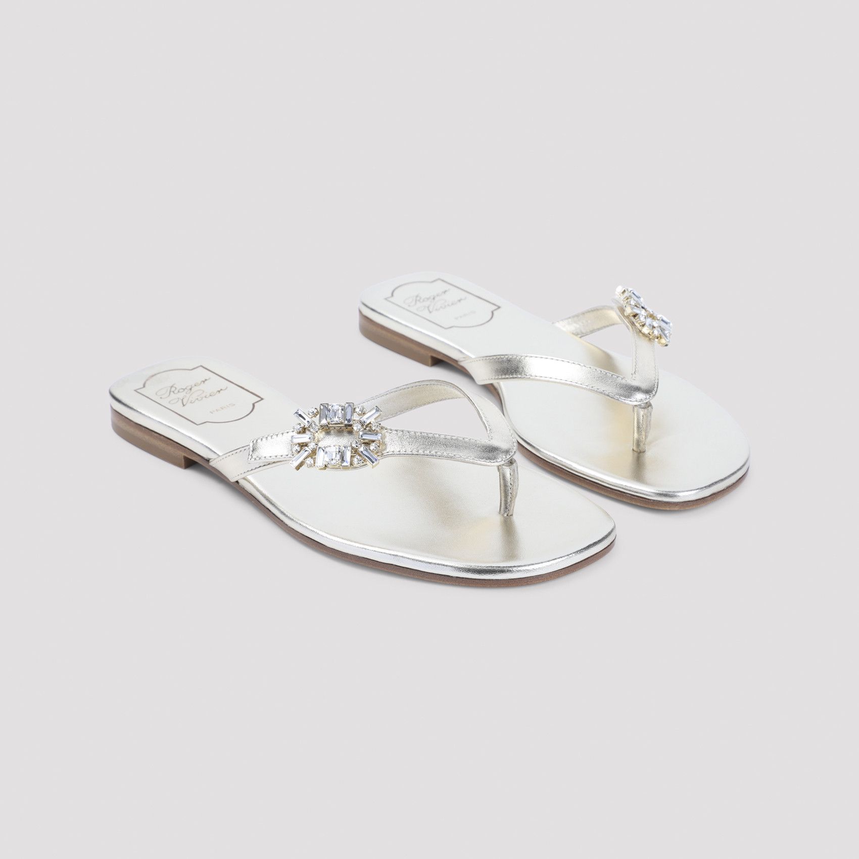 Roger Vivier Roger Vivier Strass B Flip Flops Size US 10 / IT 40 - 3 Thumbnail