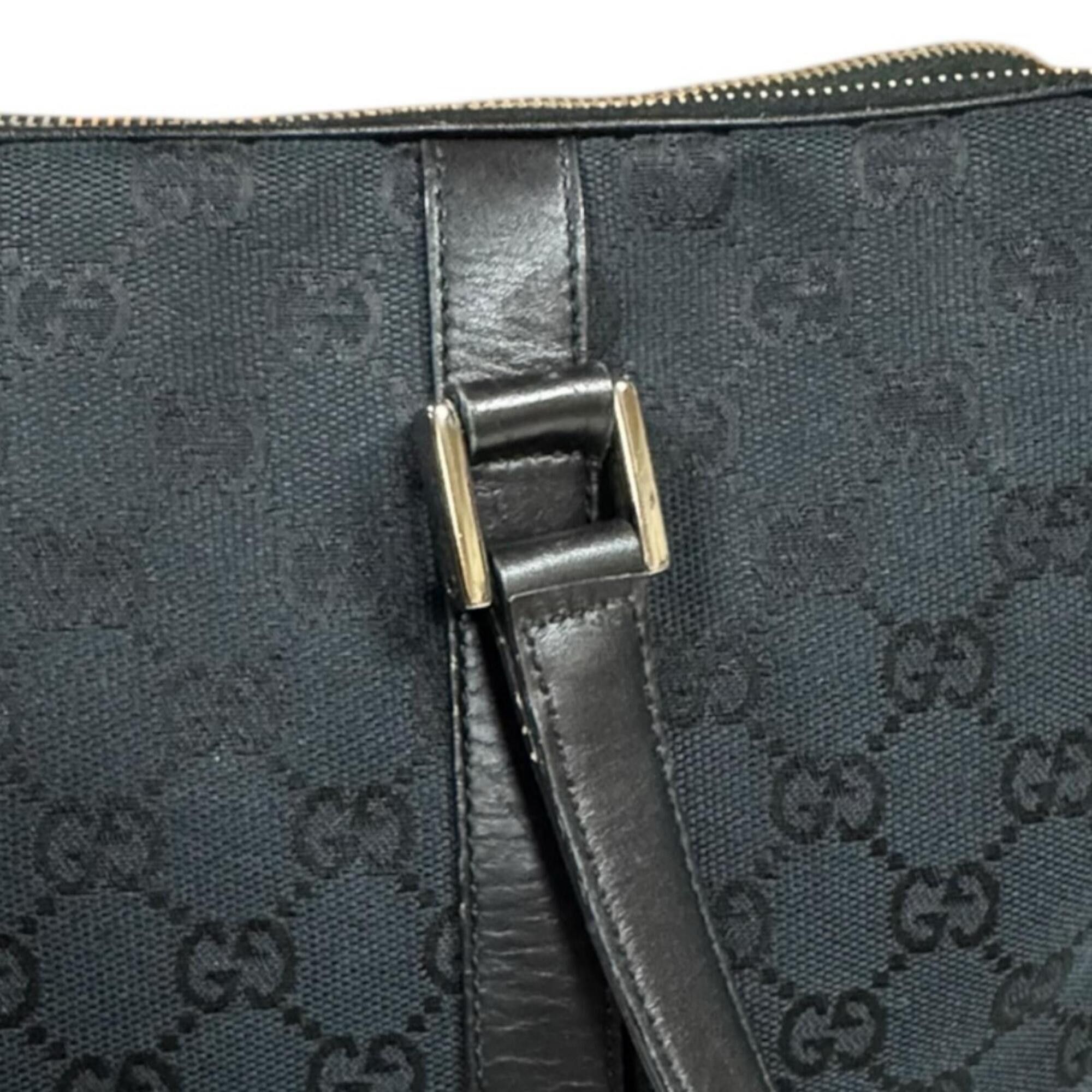 Gucci Gucci GG Canvas Shoulder Bag, 000・0849, Black, Women's, GUCCI Size ONE SIZE - 11 Thumbnail