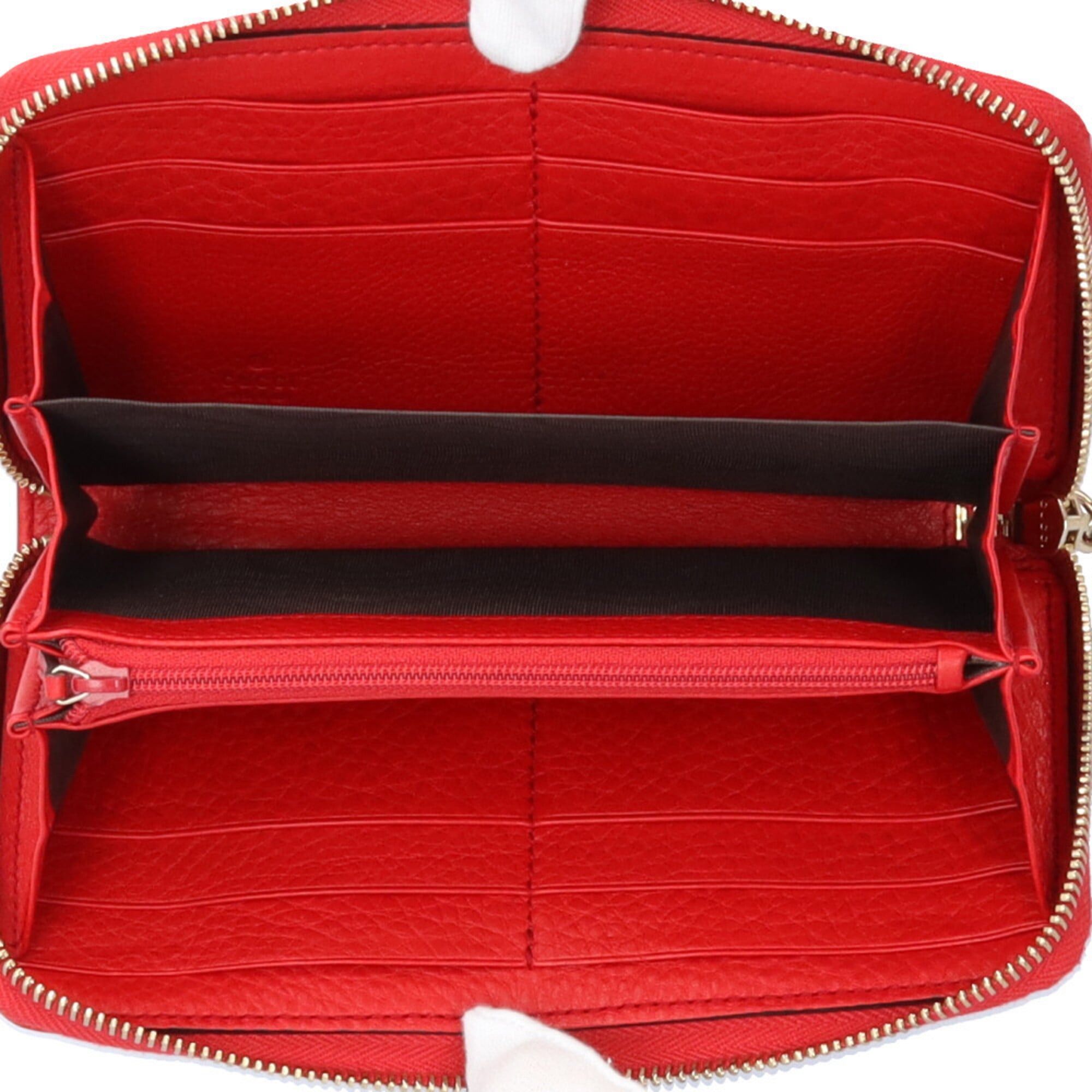 Gucci Gucci Soho Long Wallet, Leather 308004, Women's GUCCI Size ONE SIZE - 5 Thumbnail
