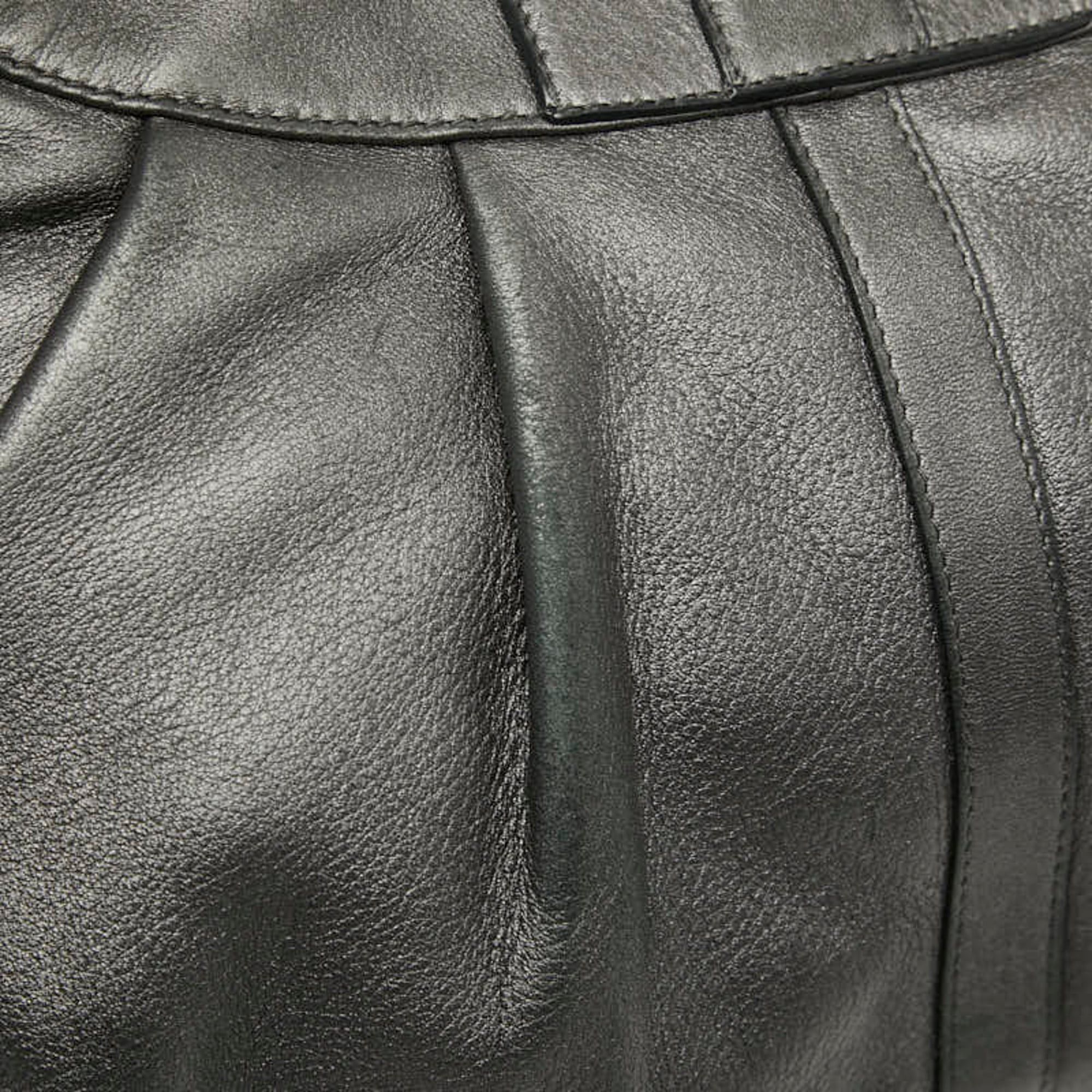 Bvlgari Bulgari Chandra Handbag, Gray Leather, Women's BVLGARI Size ONE SIZE - 8 Thumbnail