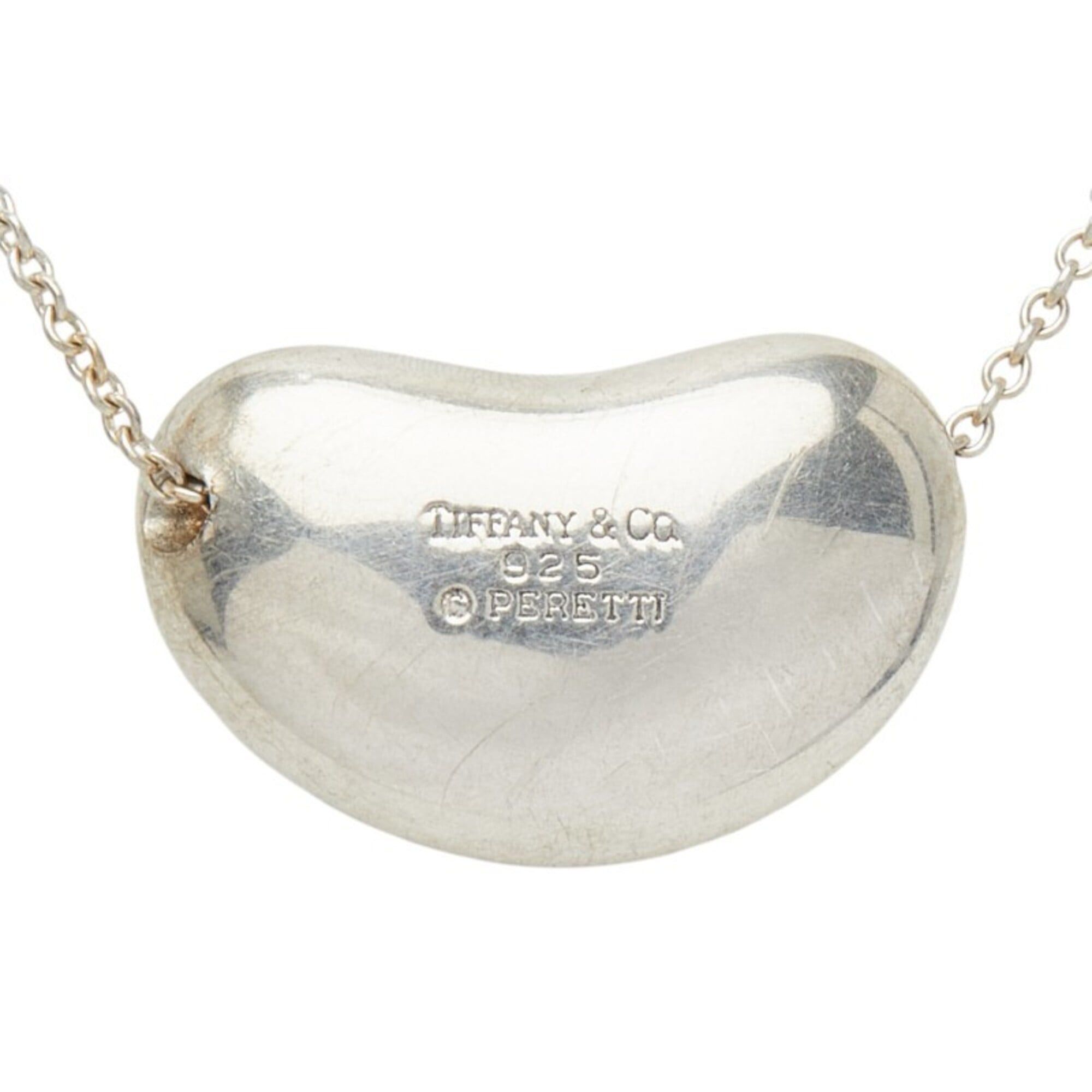 Tiffany & Co. Bean Necklace, SV925 Silver, Women\