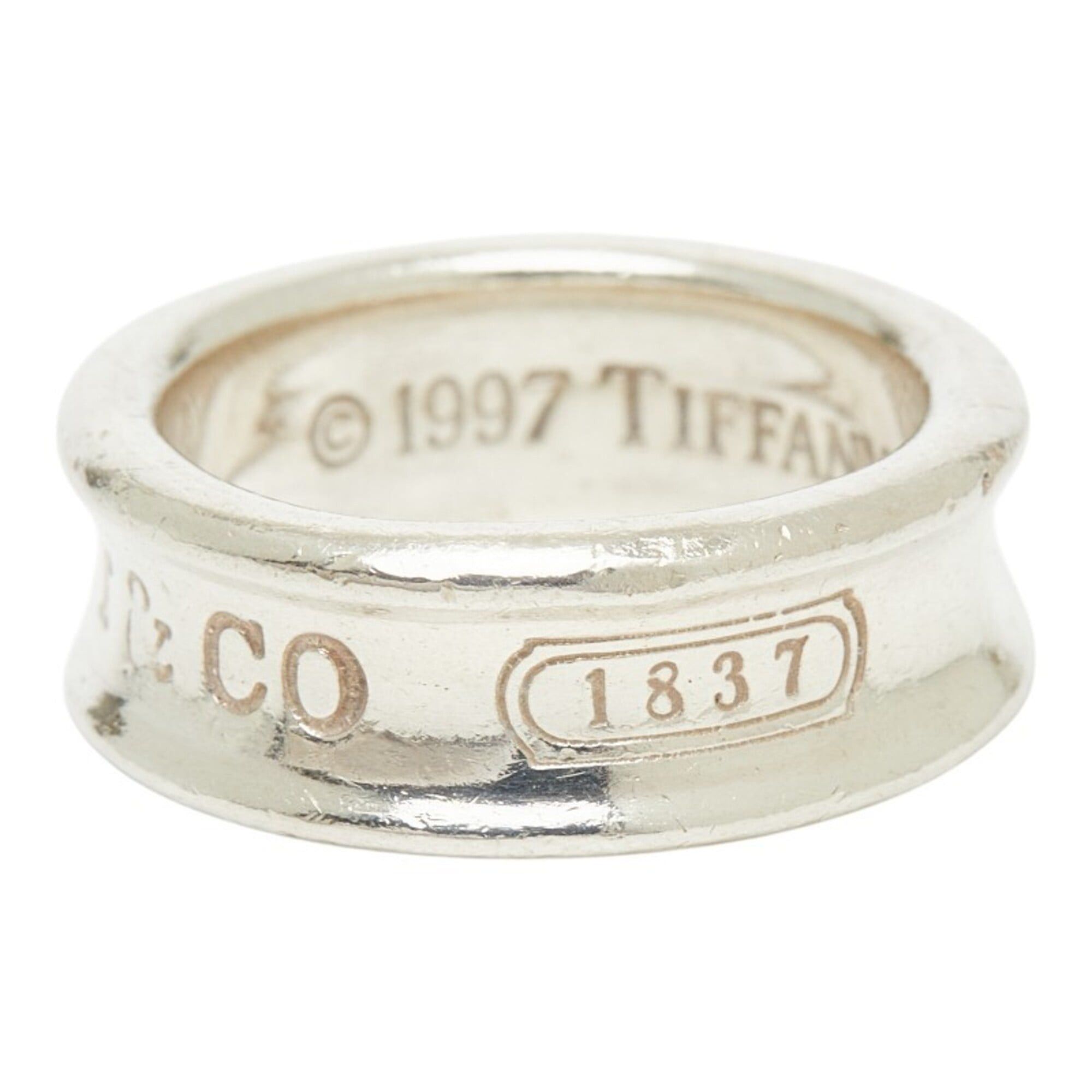 Tiffany & Co. Tiffany & Co. Narrow 1837 Ring, Sterling Silver (SV925), Women's Ring. Size ONE SIZE - 2 Thumbnail