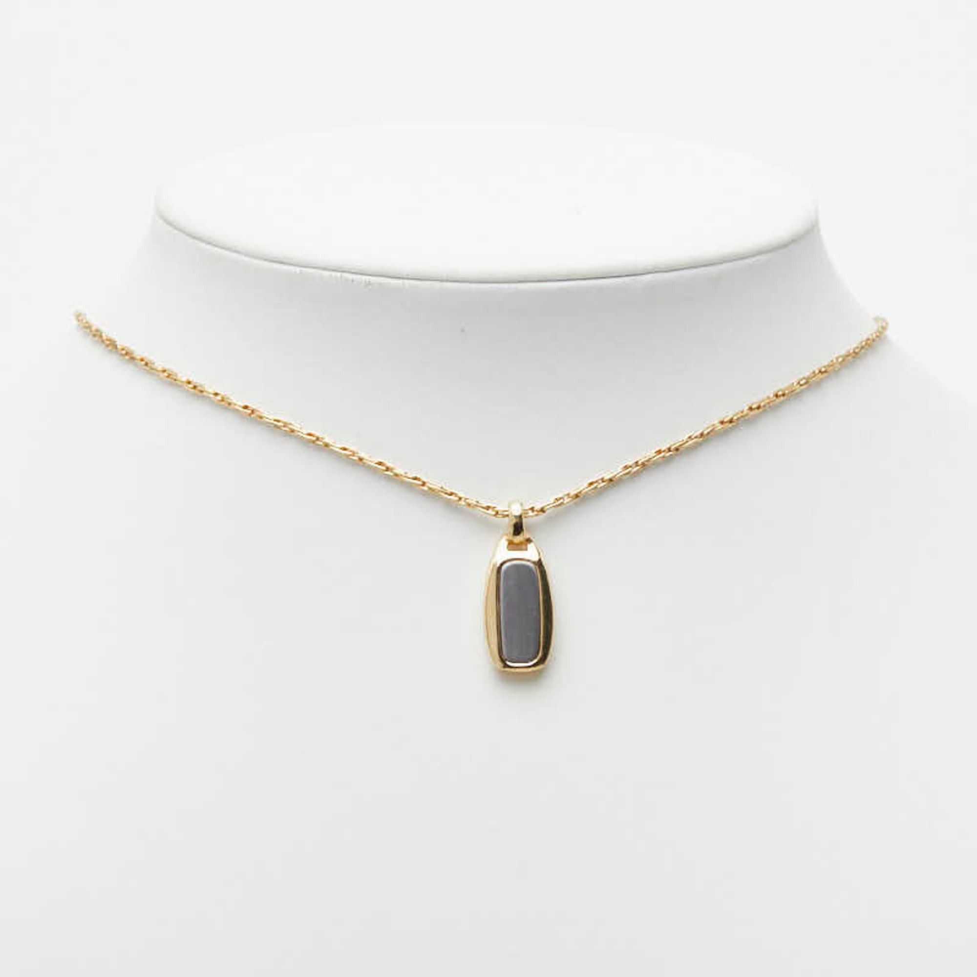 Dior Christian Dior Dior Logo Necklace, Gold Plated, Women's Size ONE SIZE - 7 Thumbnail